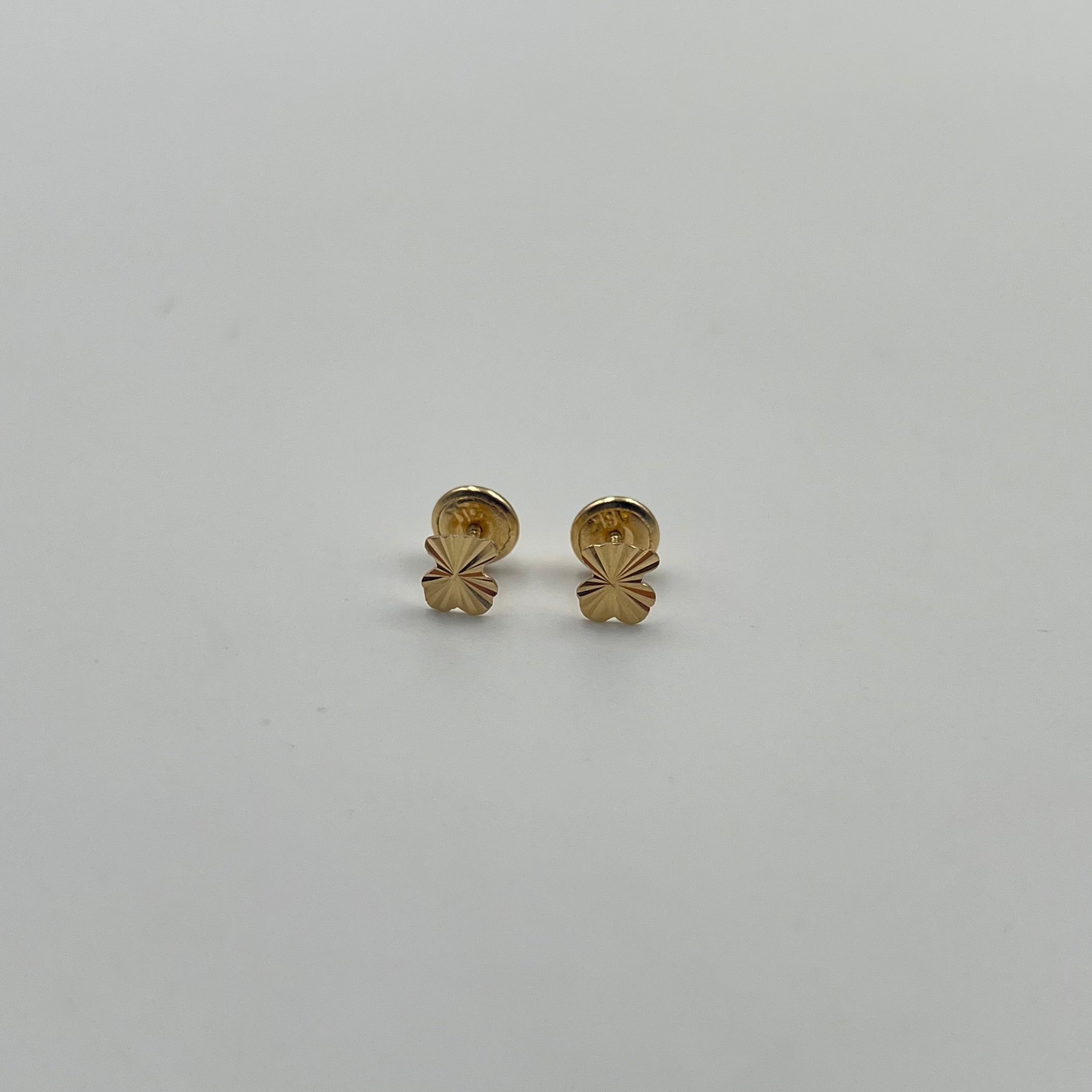 TOPOS OSO DIAMANTADO  ORO AMARILLO 18K 0,58 GR / 5 MM