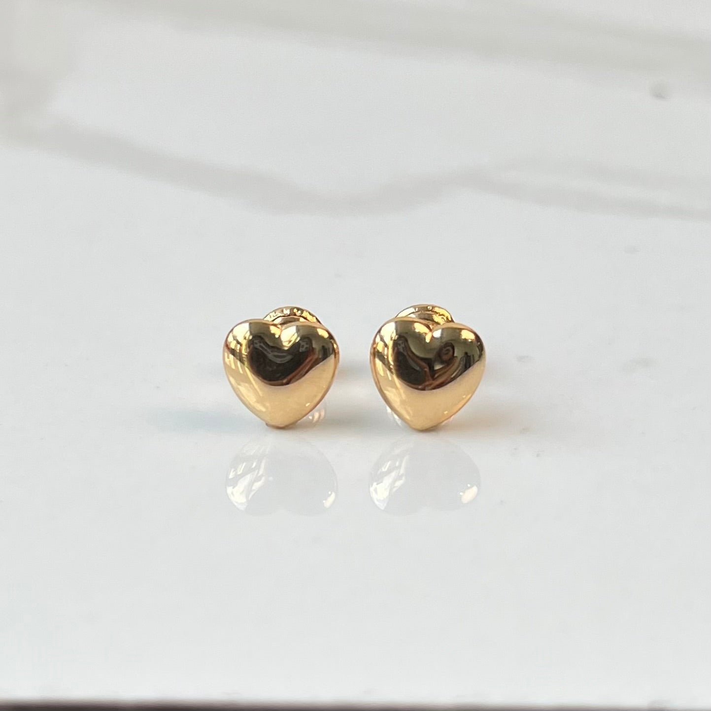 TOPOS CORAZON  ORO AMARILLO 18K 0,76 GR / 8 MM