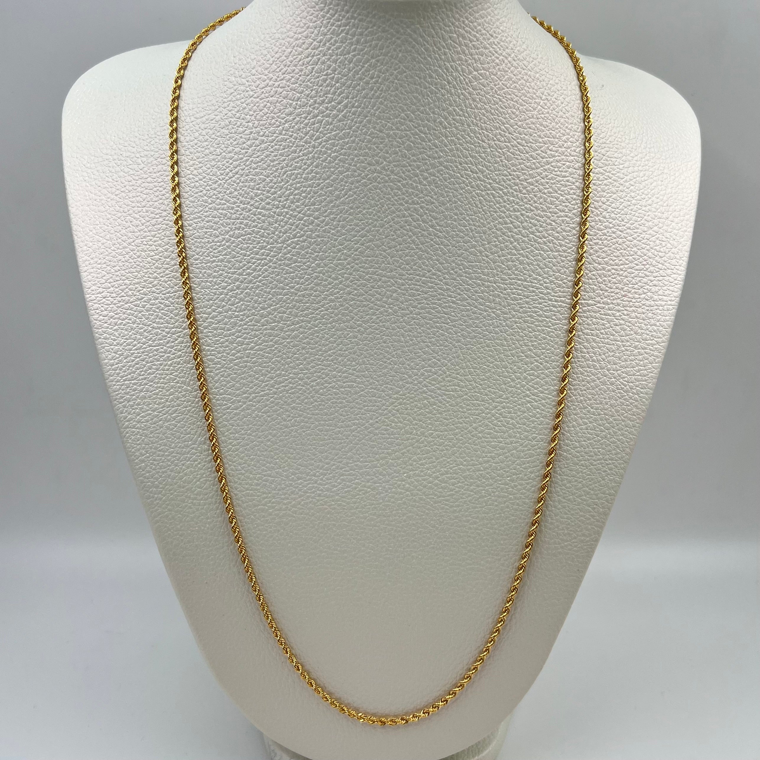 CADENA ITALY LAZO  ORO AMARILLO 18K +3 / 3,68 GR / 2,1 MM / 60 CM