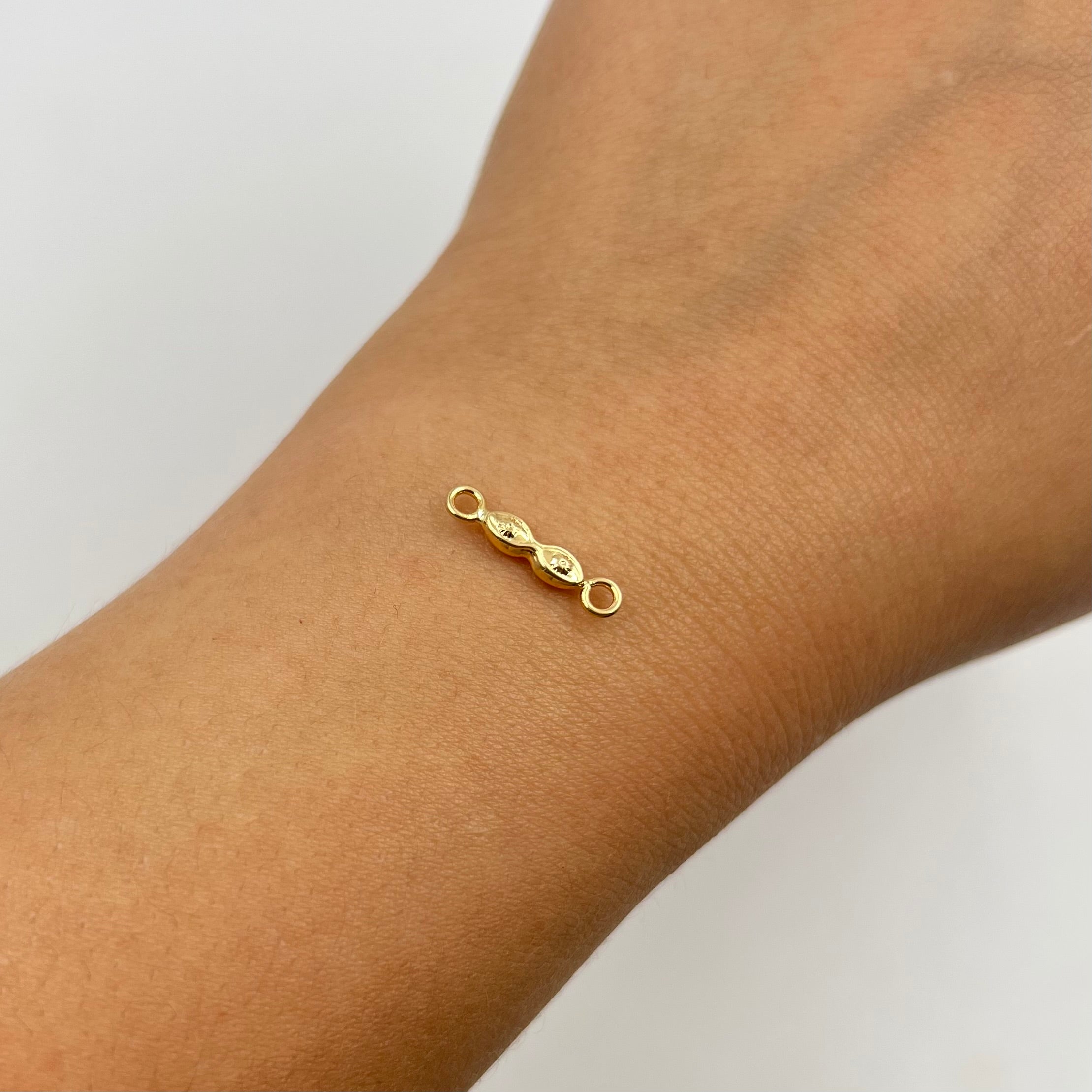 HERRAJE OJO SANTA LUCIA ORO AMARILLO 18K 0,27 GR / 1,6 CM