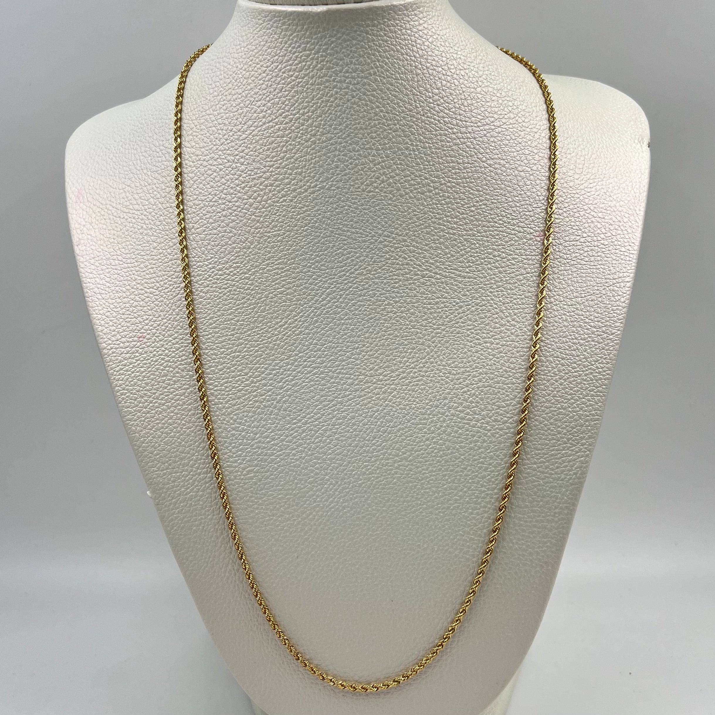 CADENA ITALY LAZO  ORO AMARILLO 18K +3 / 3,46 GR / 2,1 MM / 60 CM