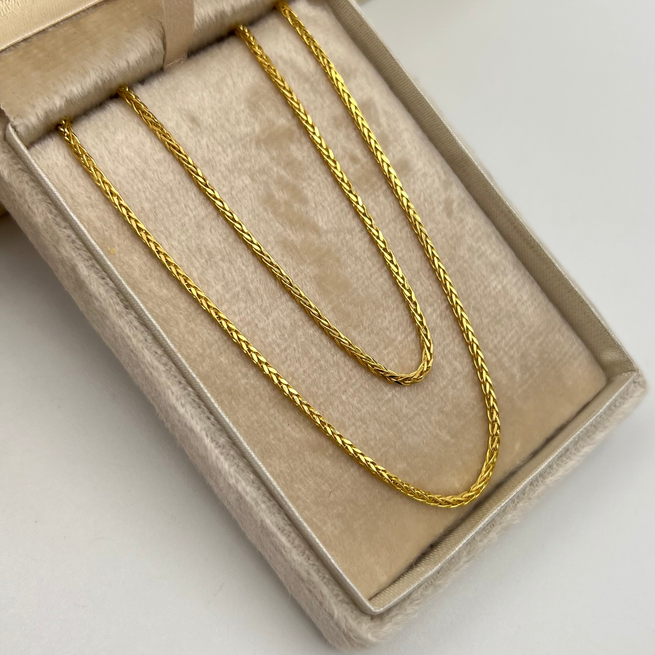 CADENA ITALY FRANCO ORO AMARILLO 18K +3 / 4,41 GR / 1,4 MM / 60 CM