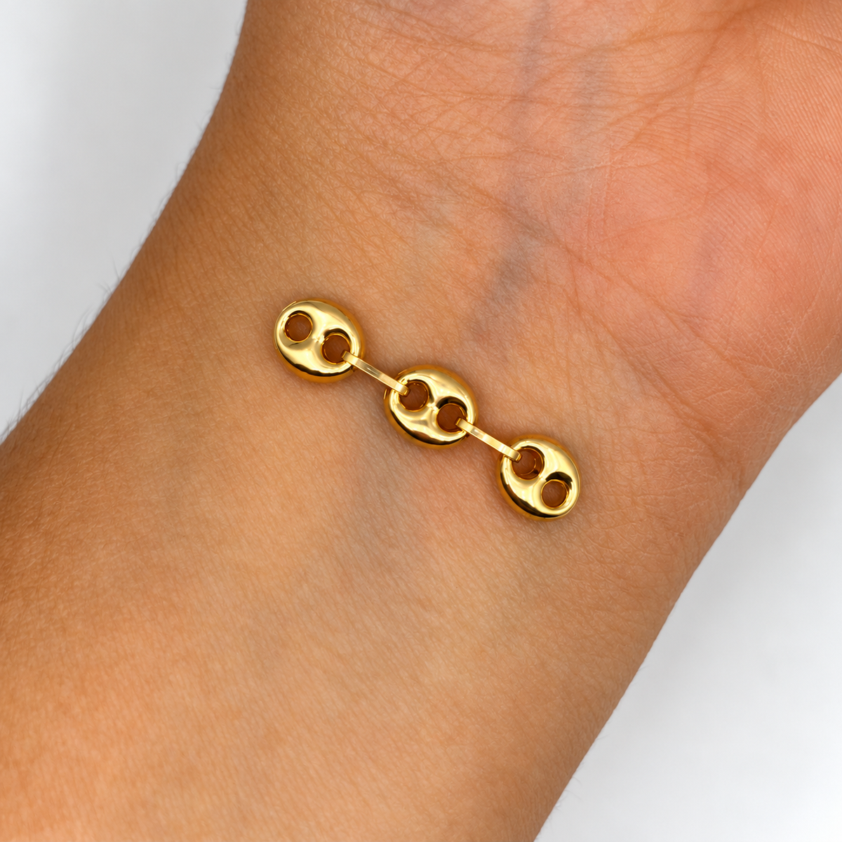 HERRAJE RETAZO GC 6MM ORO AMARILLO 18K 0,65 GR / 3 CM