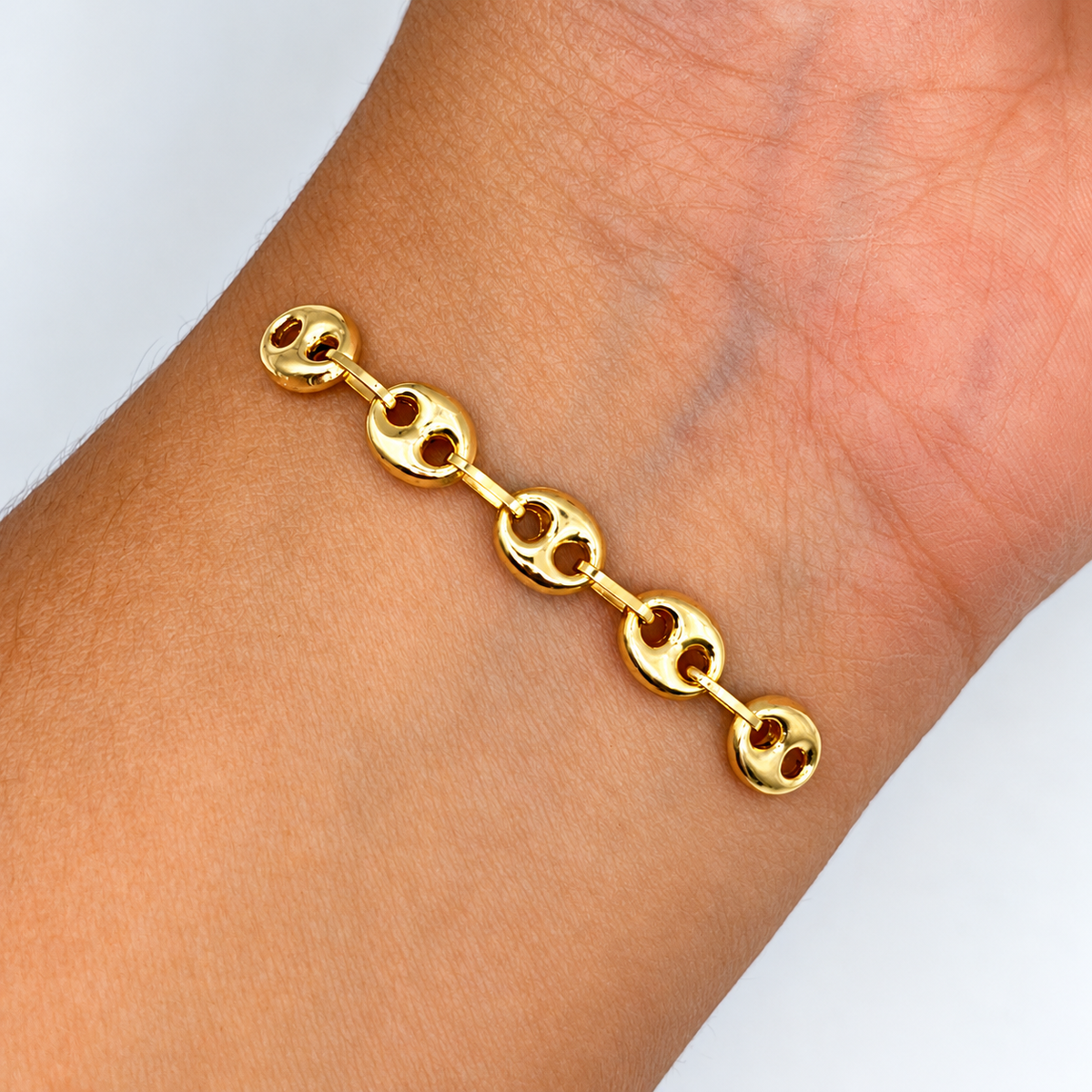 HERRAJE RETAZO GC 6,5MM ORO AMARILLO 18K 1,17 GR / 5 CM