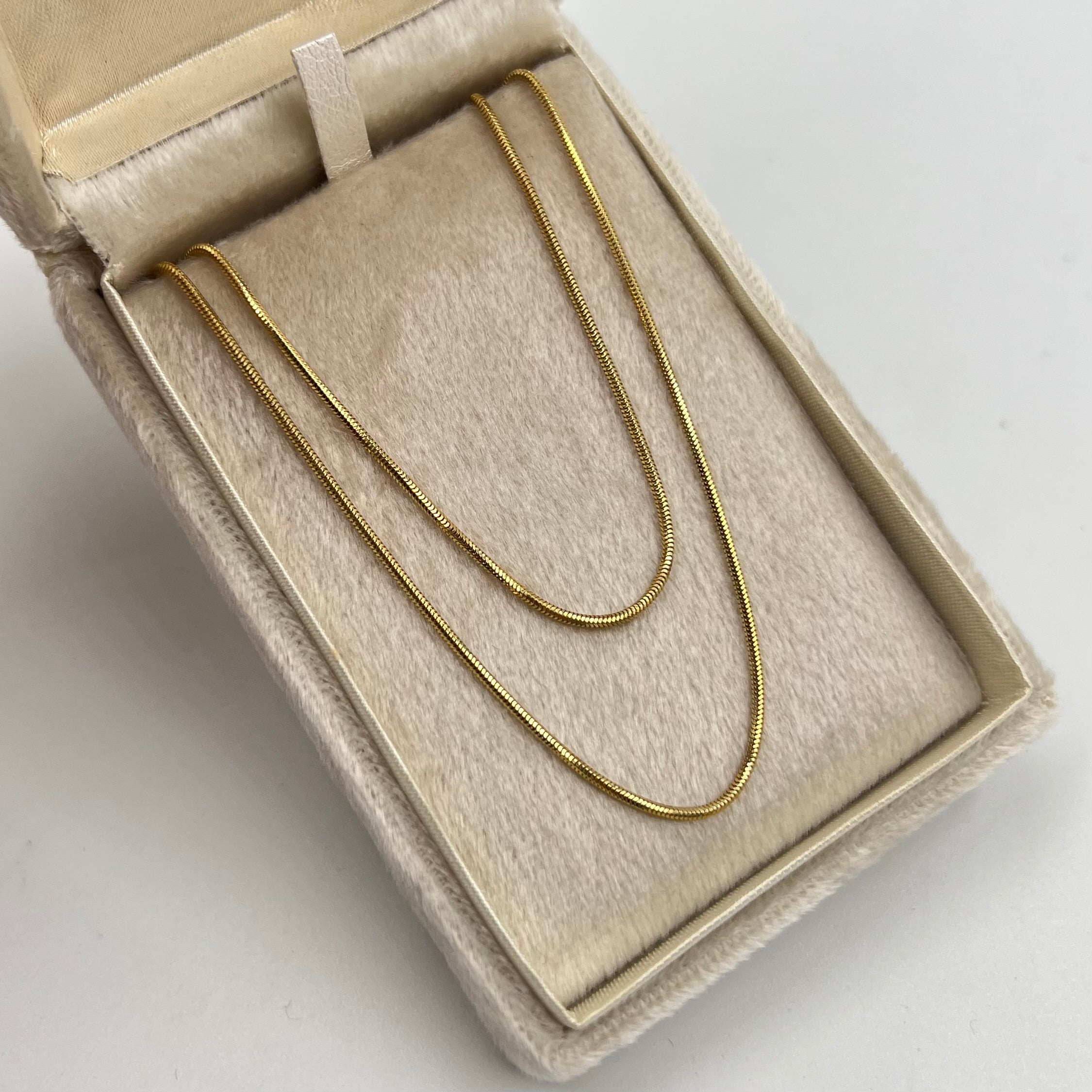 CADENA ITALY COLA DE RATON ORO AMARILLO 18K +1 / 4,15 GR / 1,2 MM / 50 CM