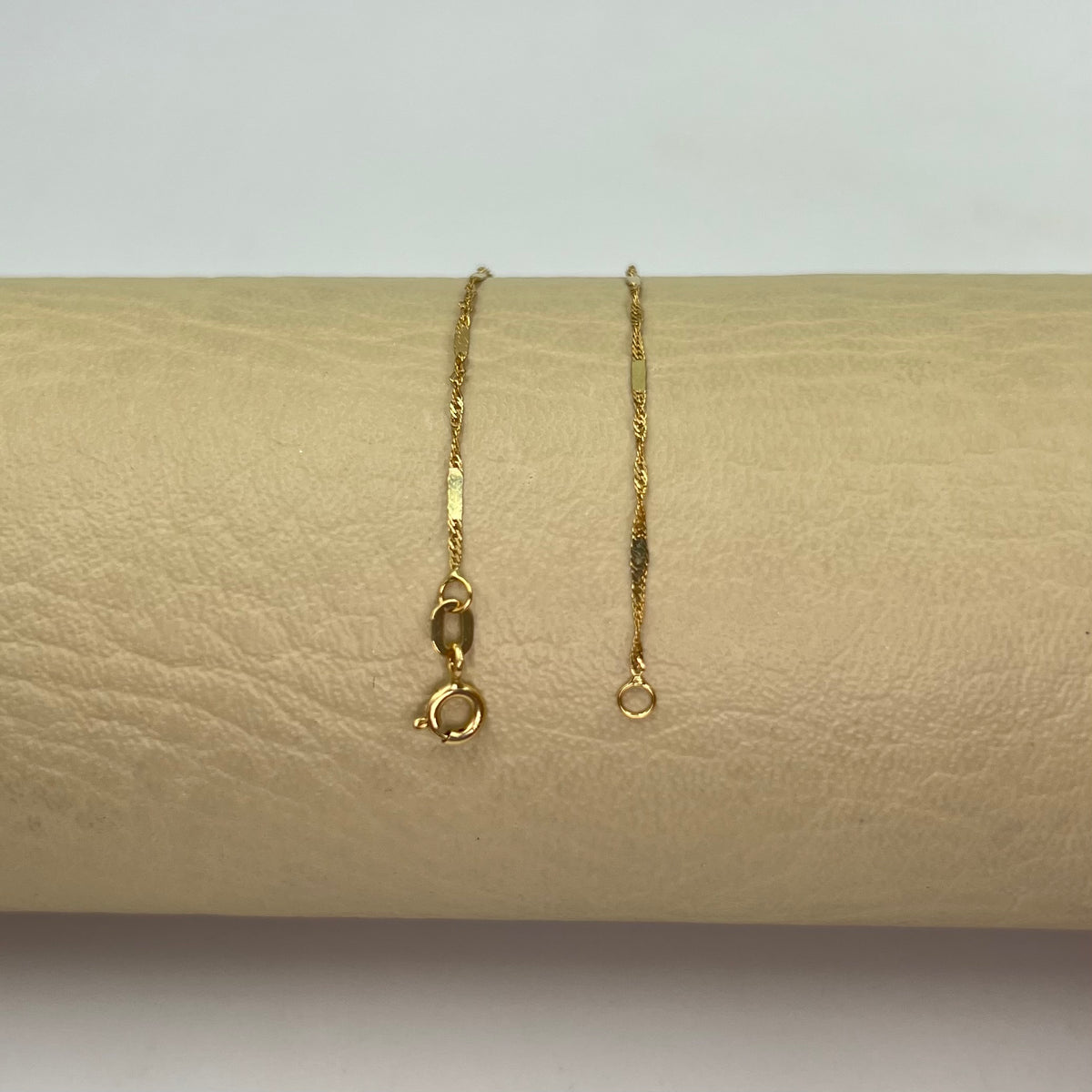 PULSO ITALY SINGAPUR ORO AMARILLO 18K +3 / 0,68 GR / 1,4 MM / 17 CM
