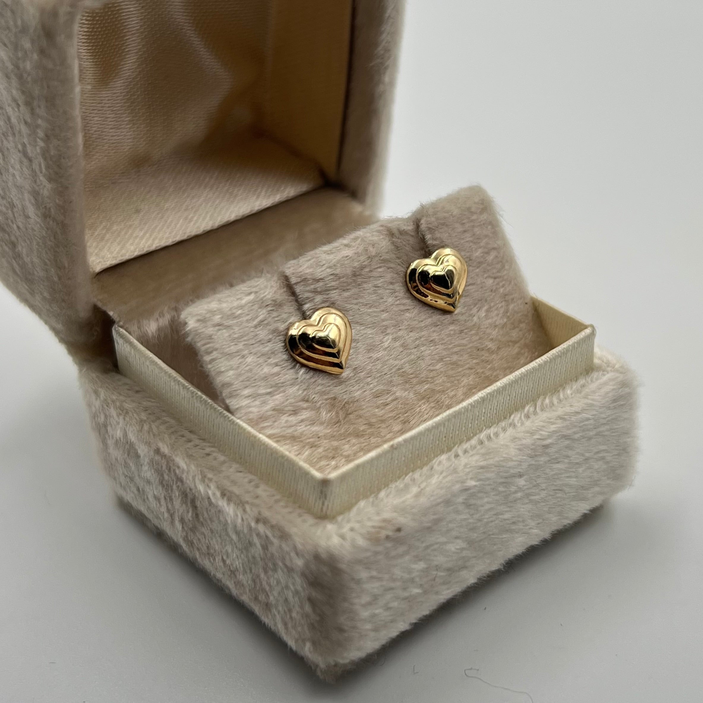 TOPOS CORAZON  ORO AMARILLO 18K 0,64 GR / 7 MM