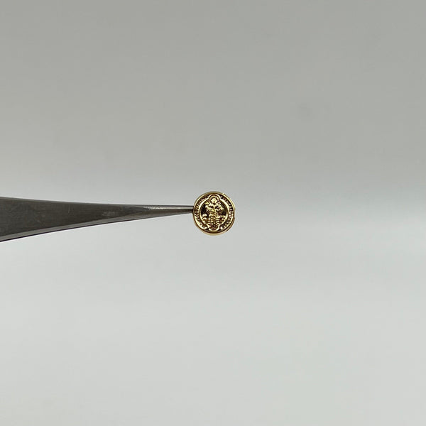 HERRAJE SAN BENITO ORO AMARILLO 18K 0,20 GR / 0,8 CM