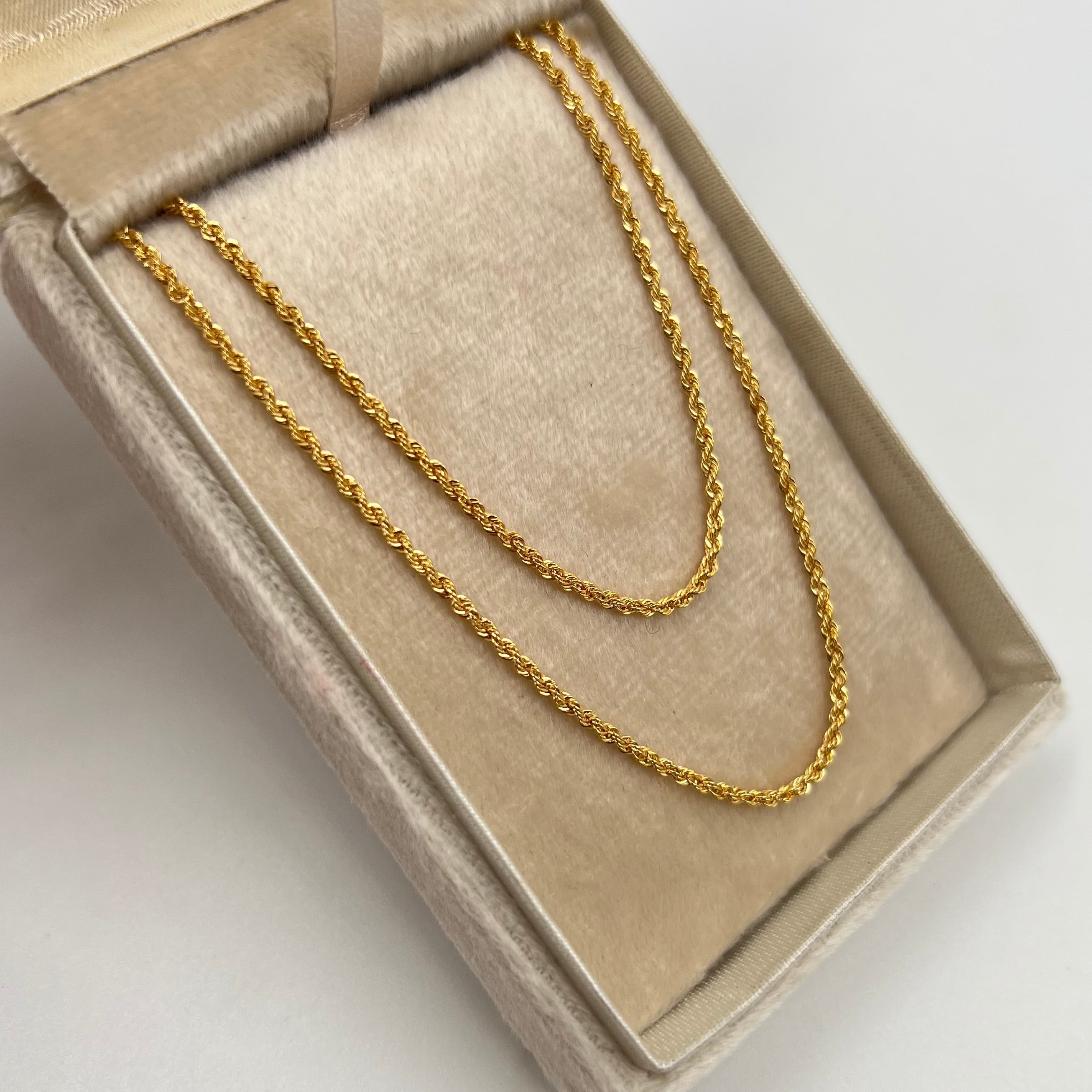 CADENA ITALY LAZO  ORO AMARILLO 18K +3 / 1,49 GR / 1,7 MM / 45 CM