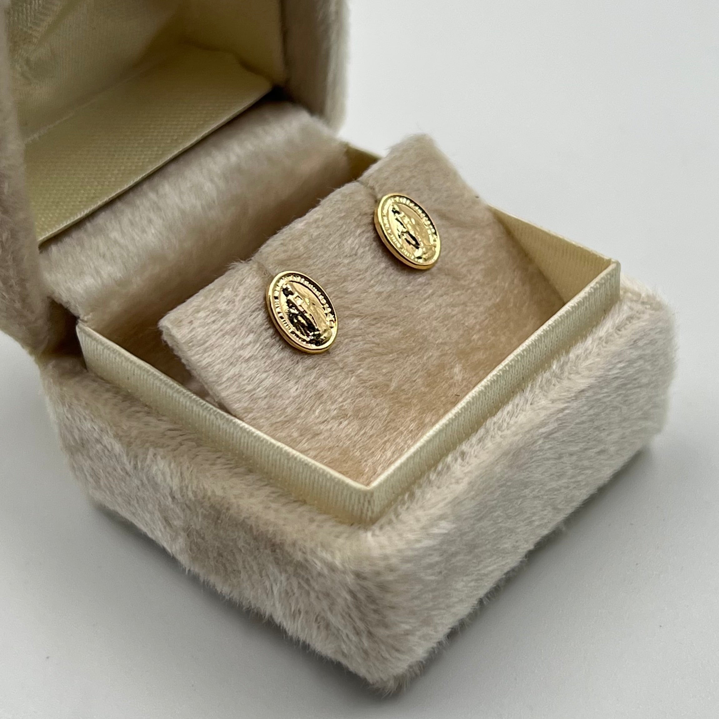 TOPOS VIRGEN DE LA  MILAGROSA ORO AMARILLO 18K 0,66 GR / 4 MM