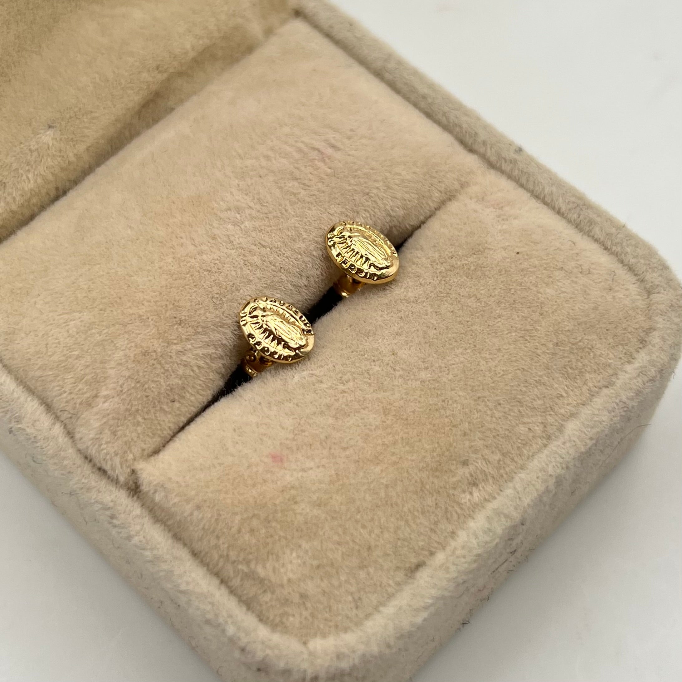 TOPOS VIRGEN DE GUADALUPE  ORO AMARILLO 18K 0,61 GR / 5 MM