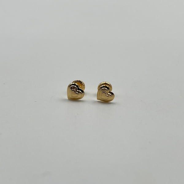 TOPOS CORAZON  ORO AMARILLO 18K 0,64 GR / 7 MM
