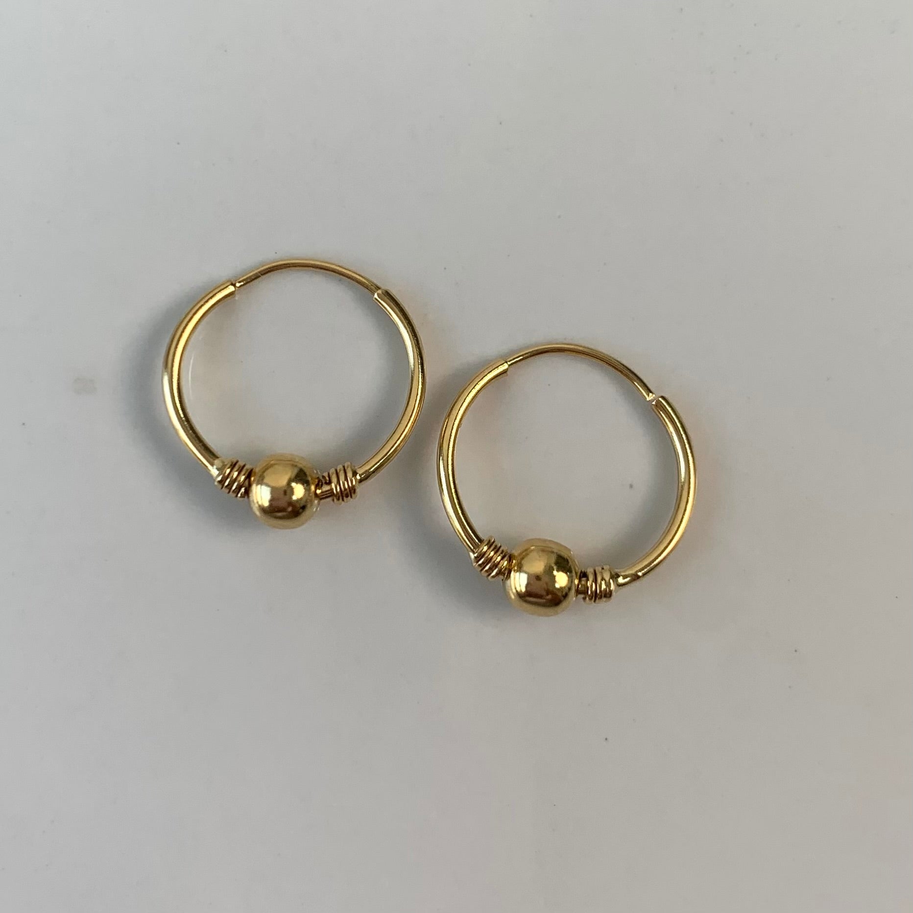 CANDONGA INPERDIBLE BOLA ORO AMARILLO 18K 0,94 GR / 1,3 CM
