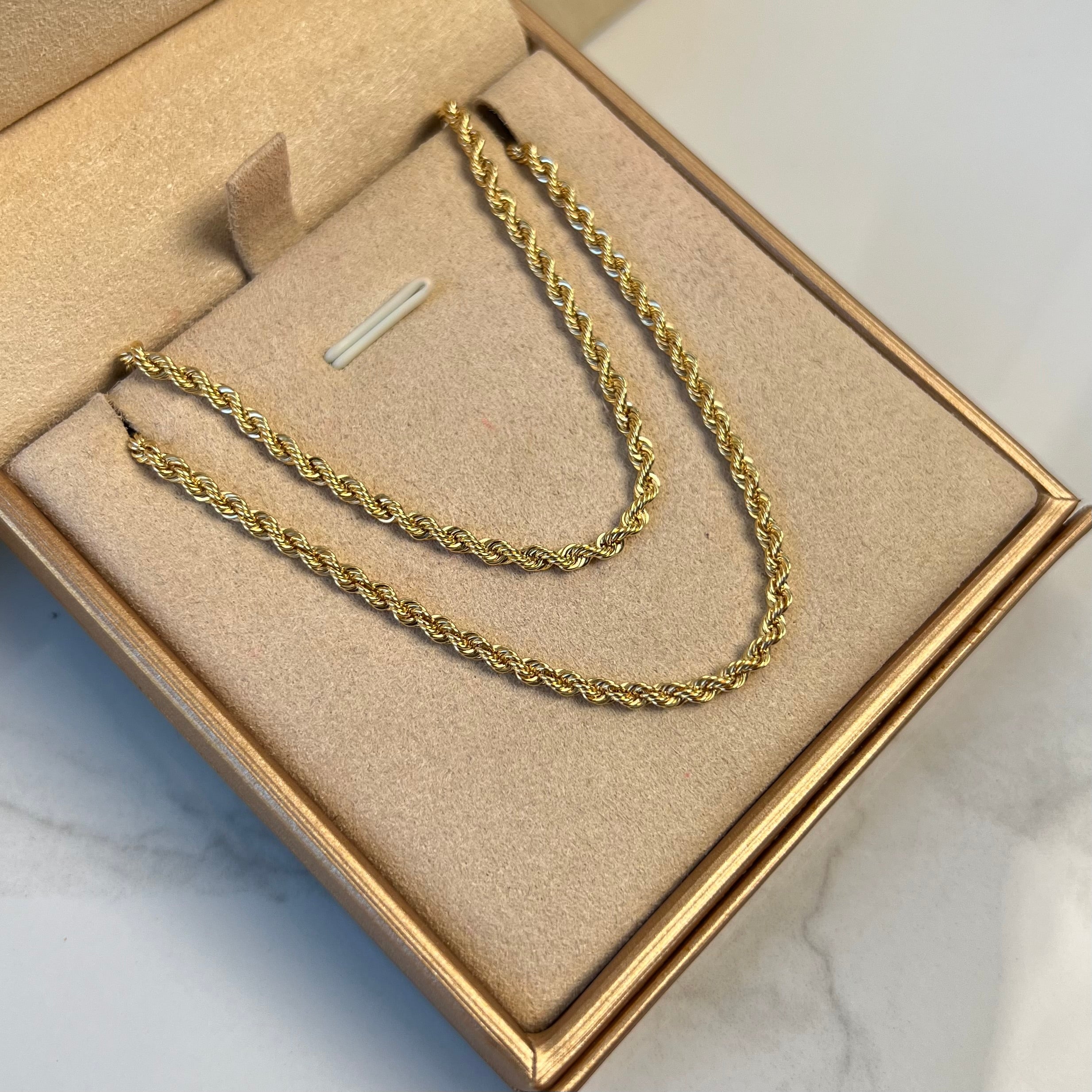 CADENA ITALY LAZO  ORO AMARILLO 18K +3 / 5,20 GR / 2,7 MM / 60 CM