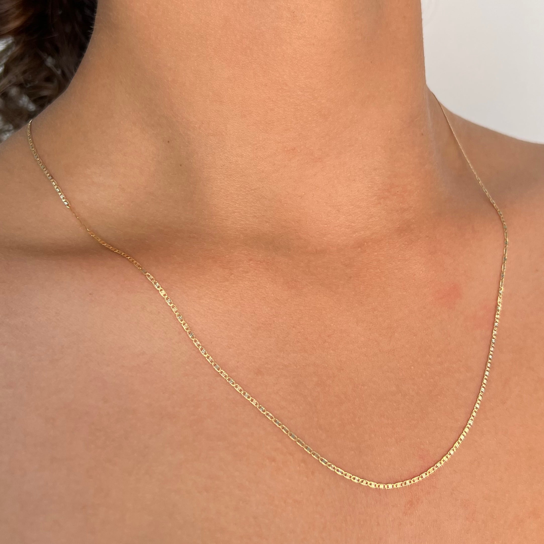 CADENA ITALY PLANA TRES OROS 18K +3 / 1,45 GR / 1,3 MM / 50 CM