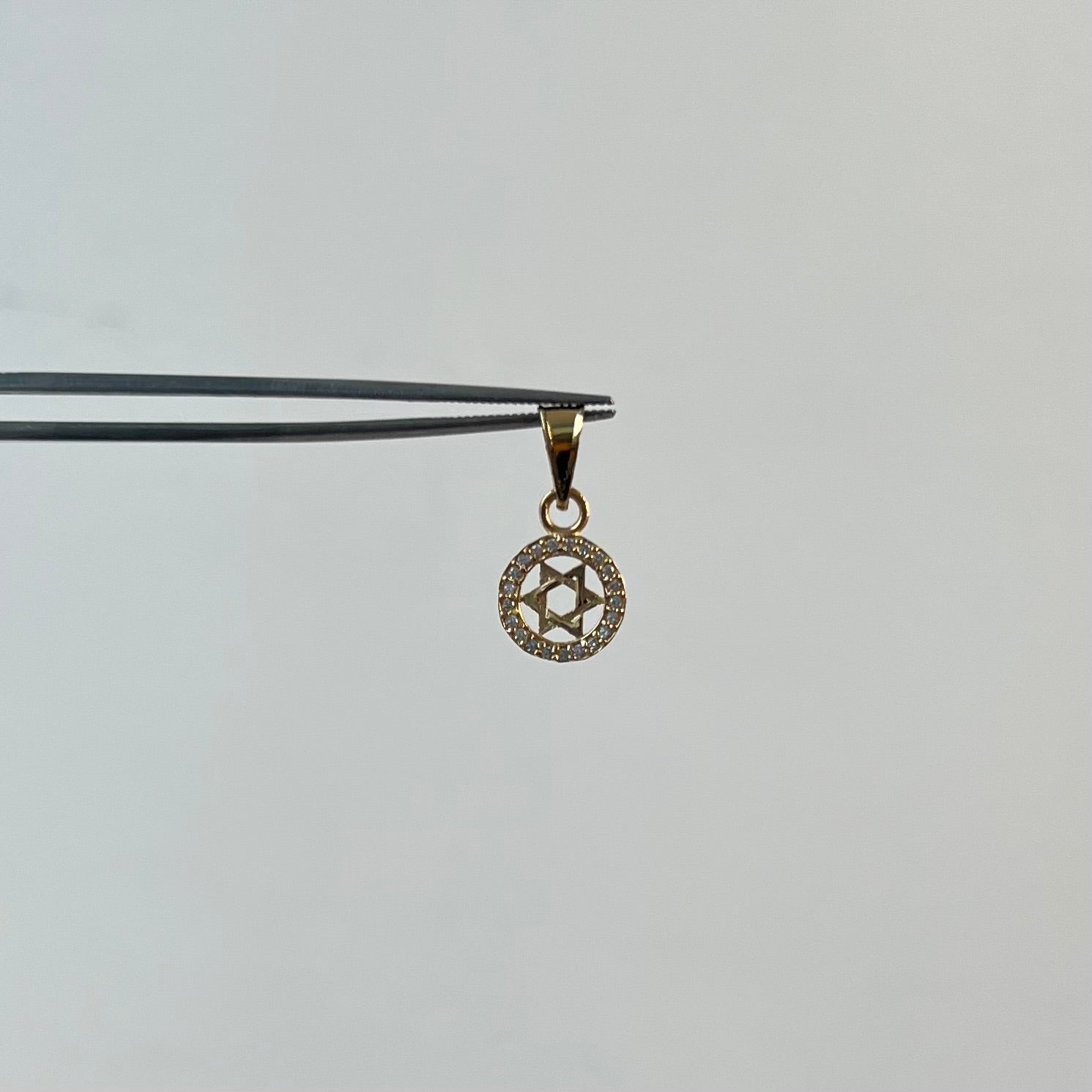 DIJE ESTRELLA DE DAVID  ORO AMARILLO 18K 1 GR / 10 MM / 1,3 CM
