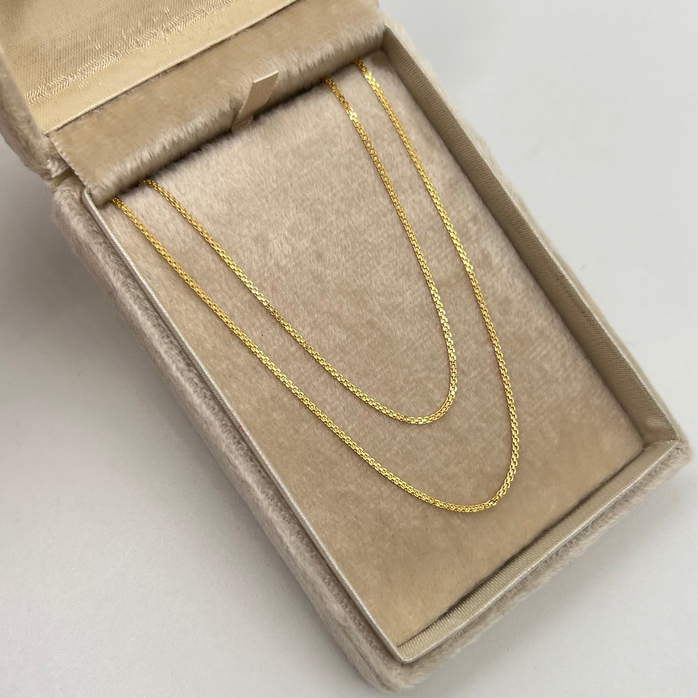 CADENA ITALY CHINA  ORO AMARILLO 18K +3 / 1,42 GR / 1,1 MM / 40 CM