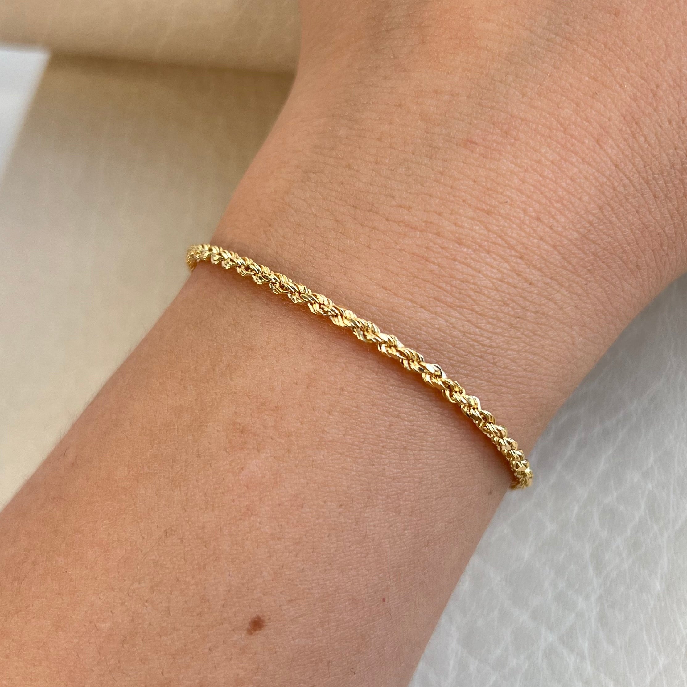 PULSO ITALY LAZO ORO AMARILLO 18K +3 / 1,00 GR / 2,2 MM / 19 CM