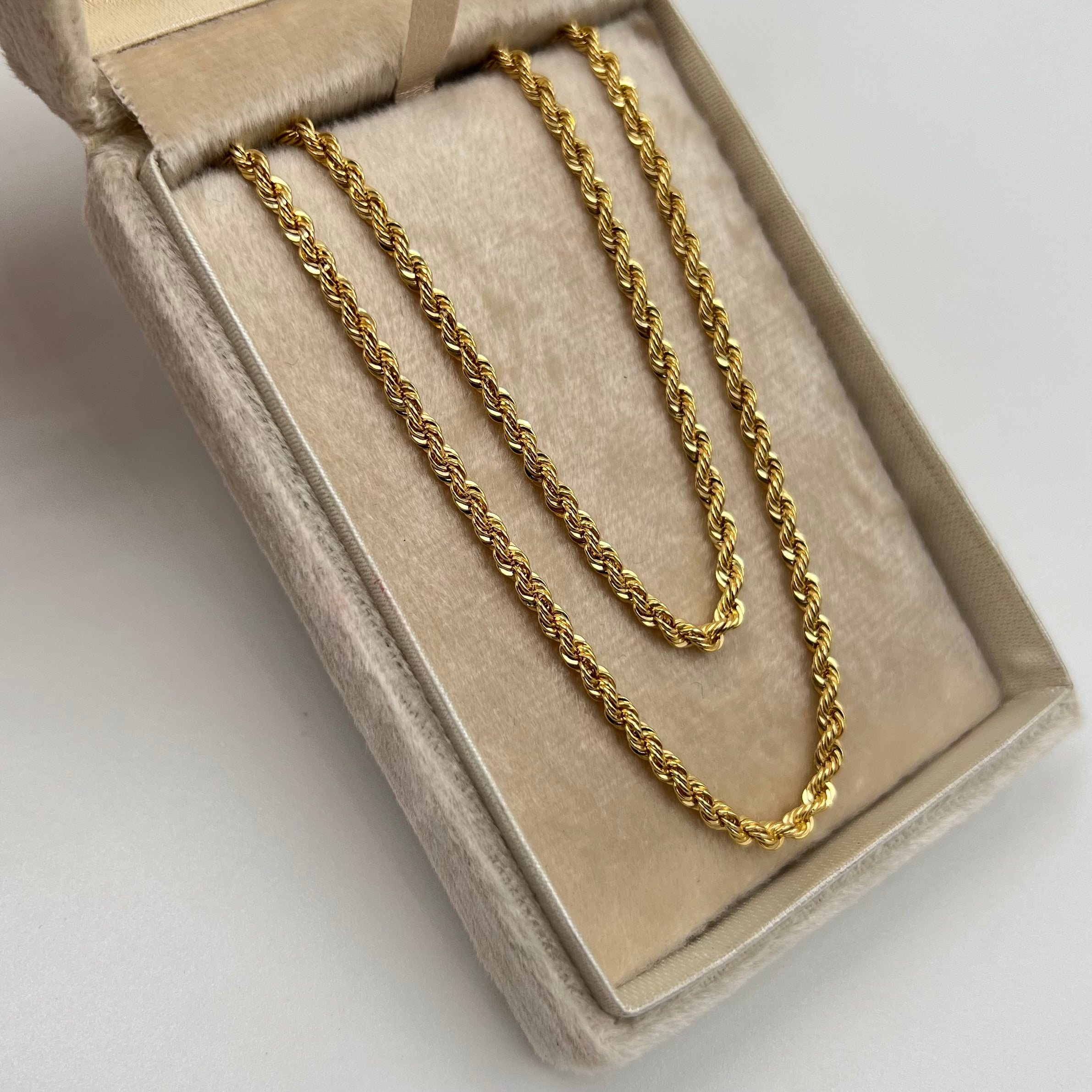 CADENA ITALY LAZO  ORO AMARILLO 18K +1 / 3,82 GR / 2,7 MM / 45 CM