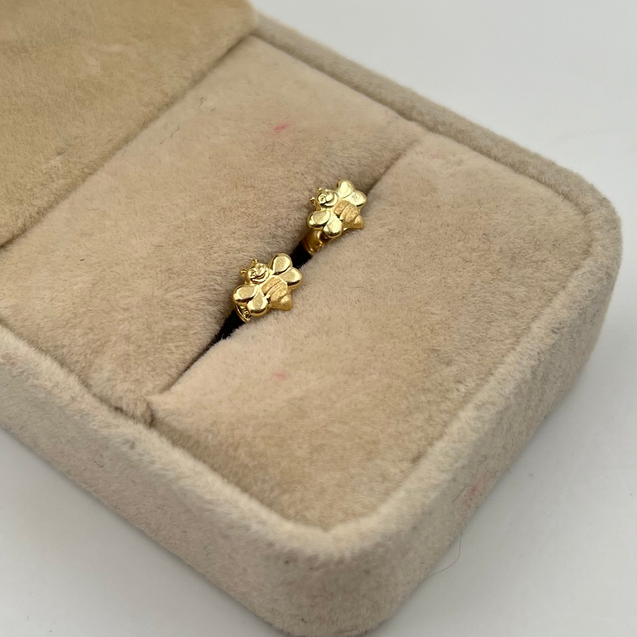 TOPOS ABEJA ORO AMARILLO 18K 0,56 GR / 7 MM