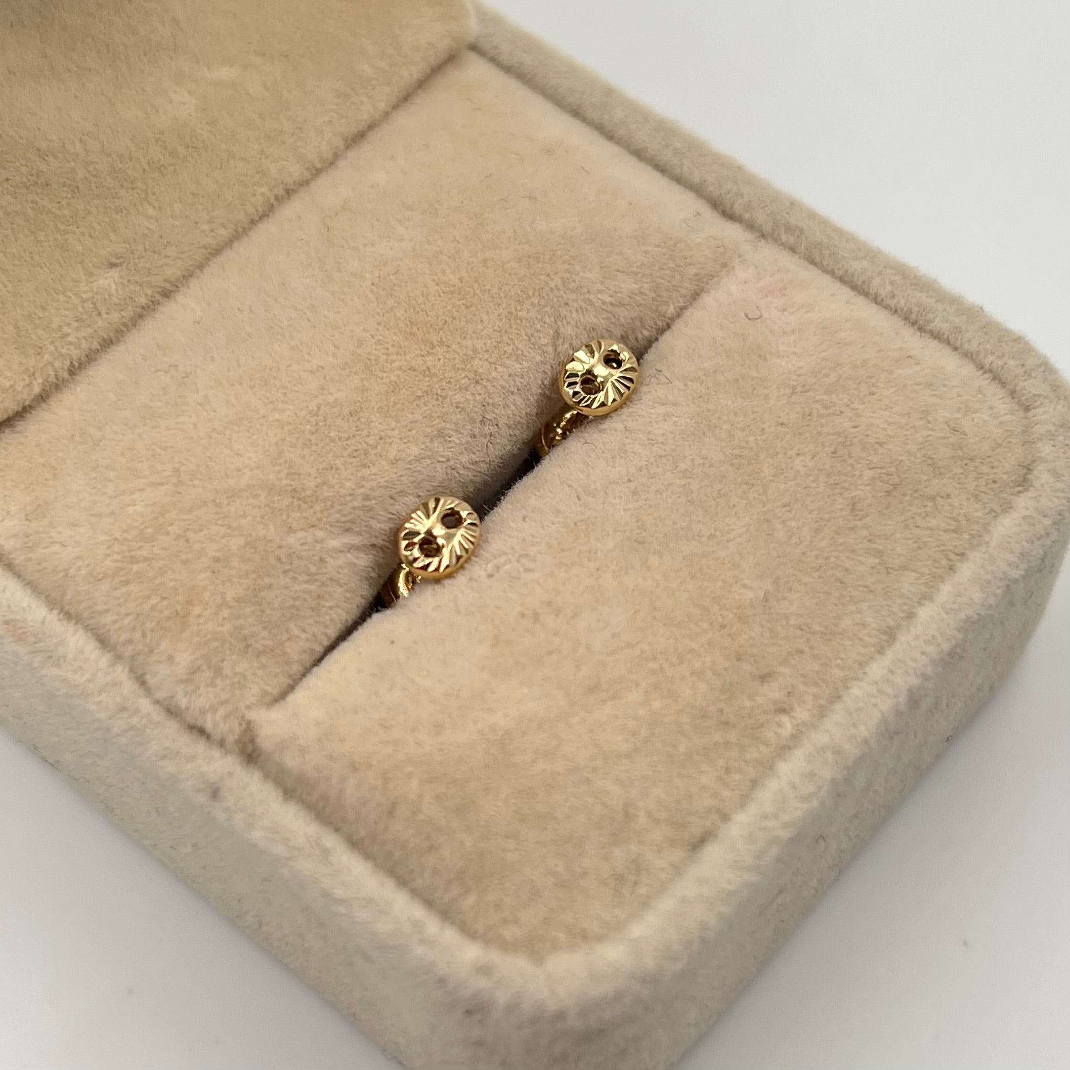 TOPOS GC DIAMANTADO ORO AMARILLO 18K 0,53 GR / 4 MM