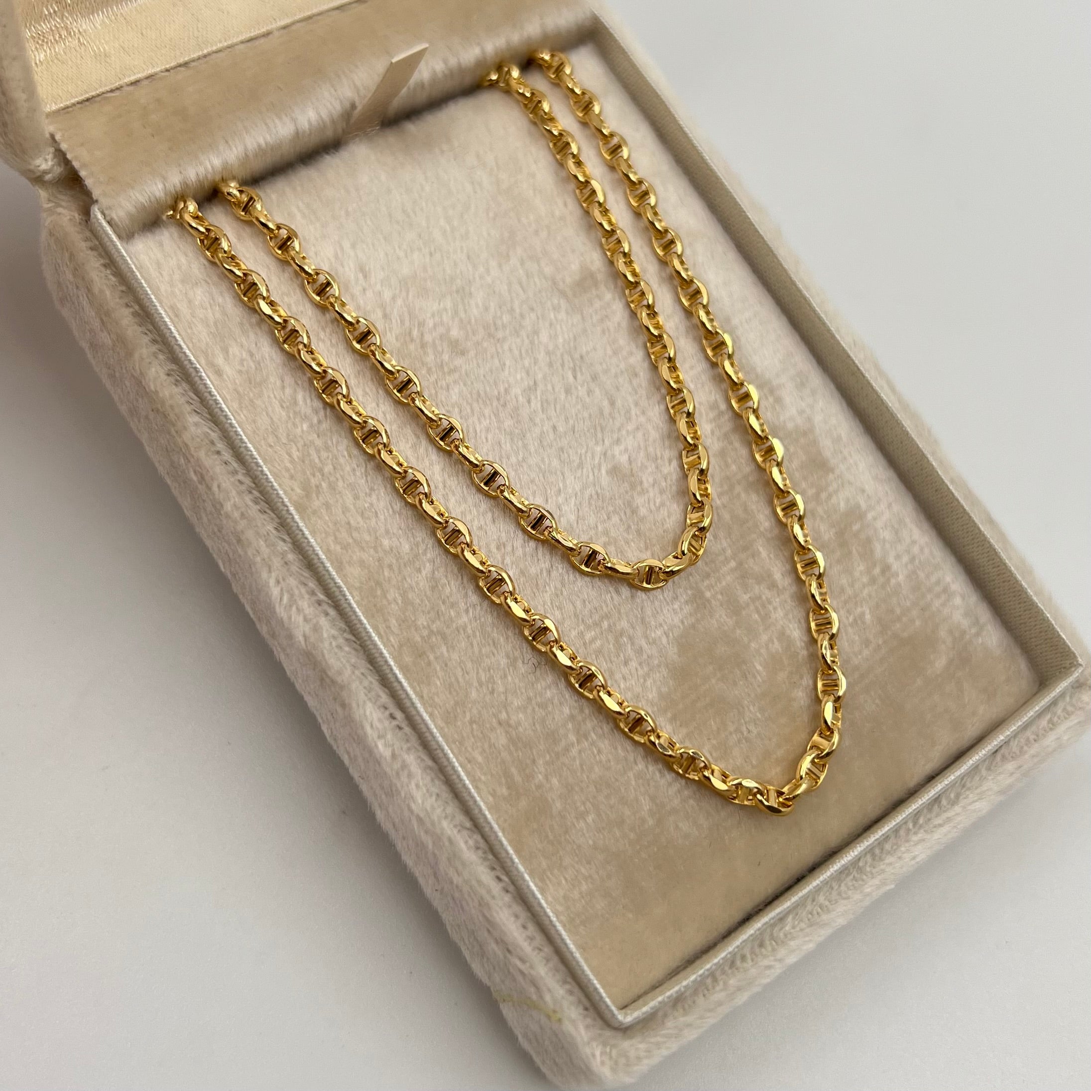 CADENA ITALY GC  ORO AMARILLO 18K +3 / 5,3 GR / 3 MM / 50 CM