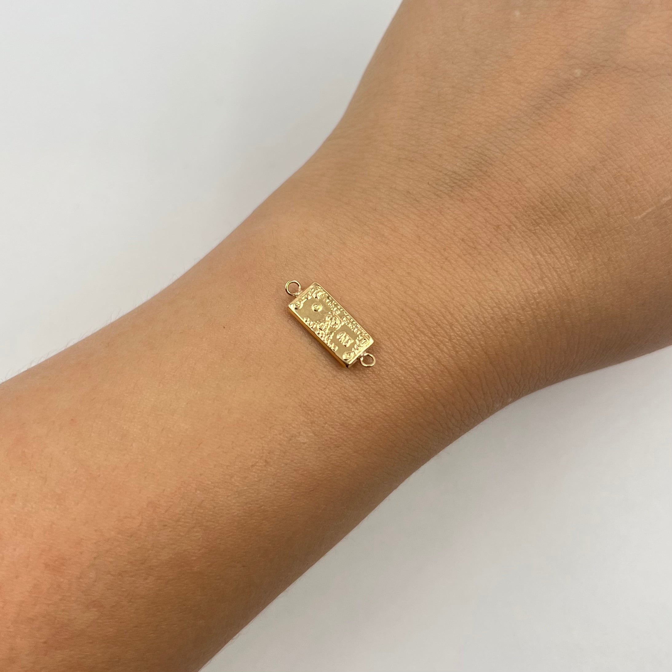 HERRAJE DOLAR  ORO AMARILLO 18K 0,47 GR / 1,8 CM