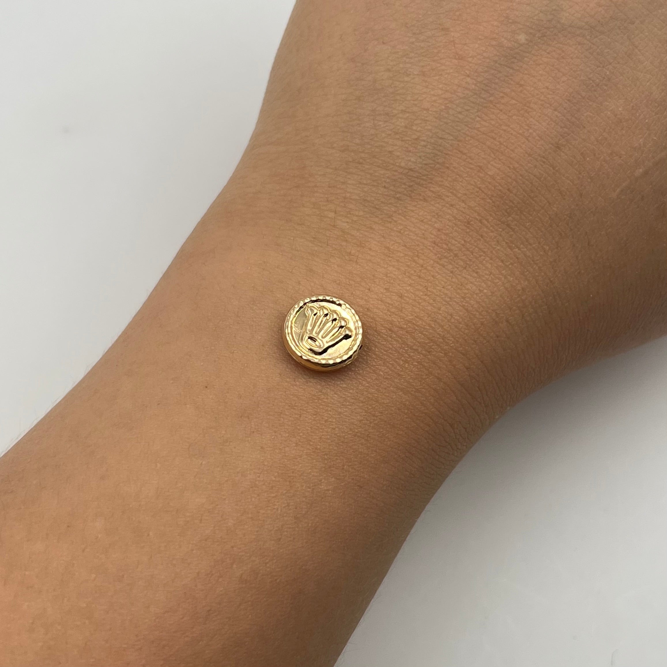 HERRAJE RX ORO AMARILLO 18K 0,5 GR / 1,1 CM
