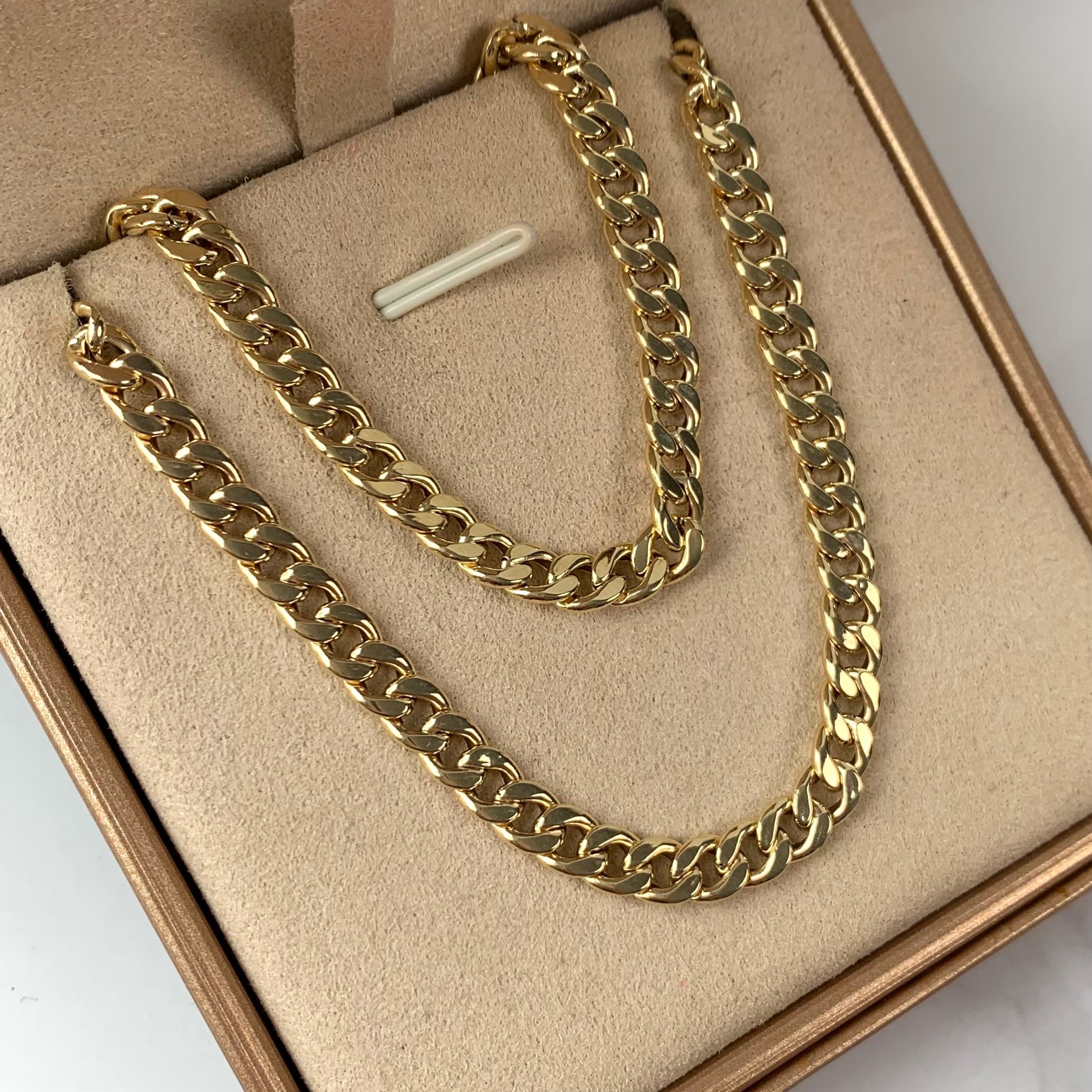 CADENA ITALY CUBANA ORO AMARILLO 18K +1 / 16,7 GR / 7 MM / 60 CM