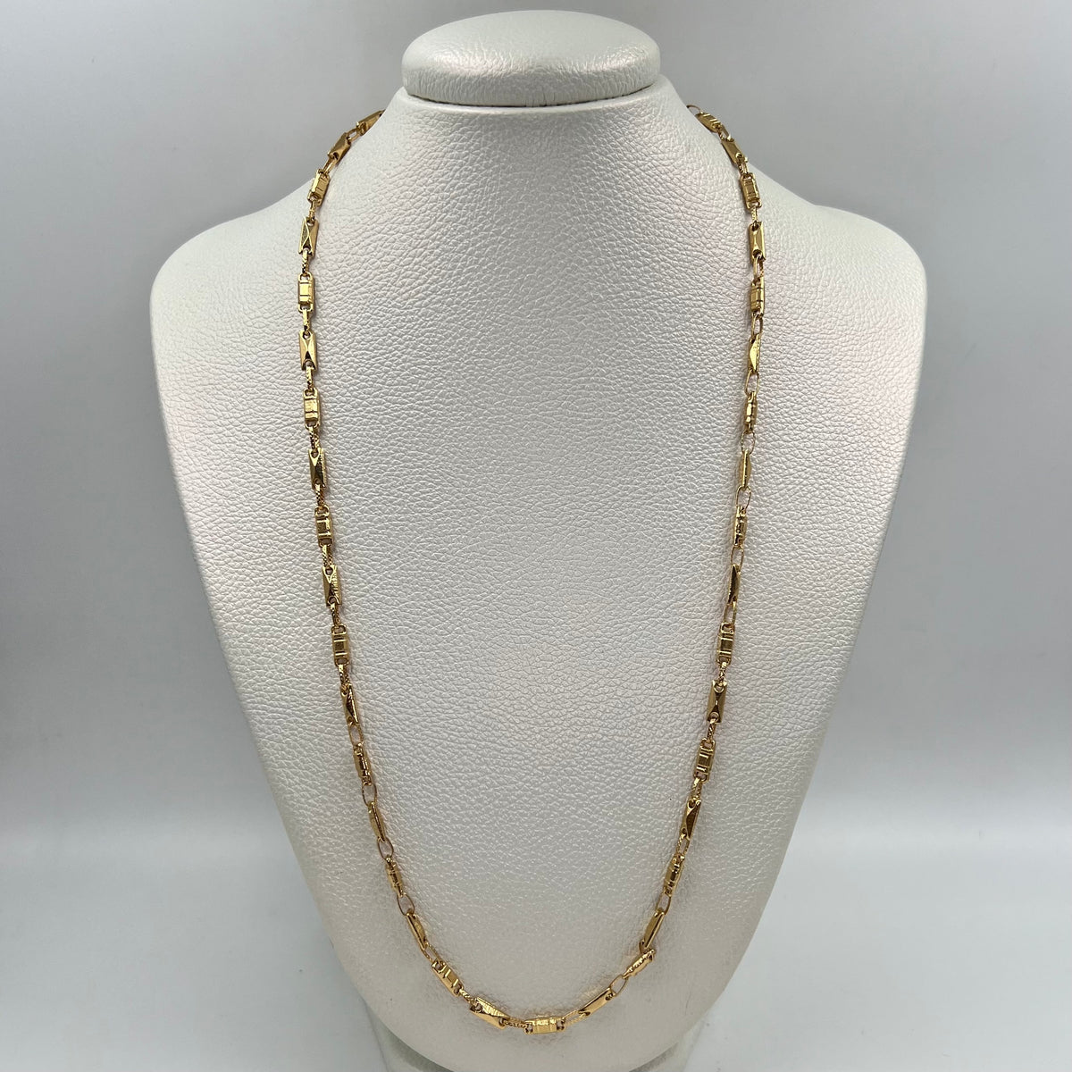 CADENA RUSTICA BROCHE ITALY ORO AMARILLO 18K +2 / 11,34 GR / 3 MM / 60 CM