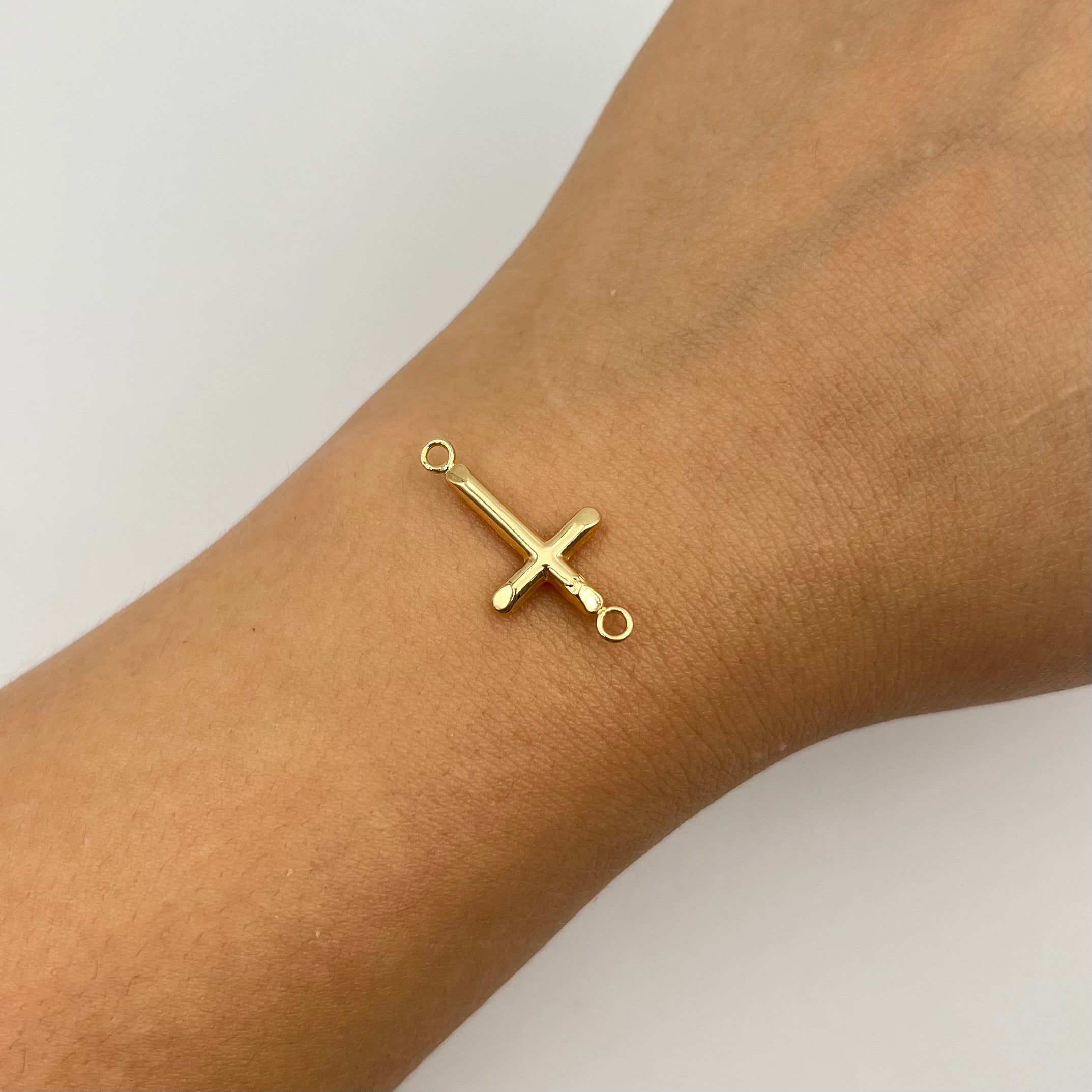 HERRAJE CRUZ ORO AMARILLO 18K 0,59 GR / 2,7 CM