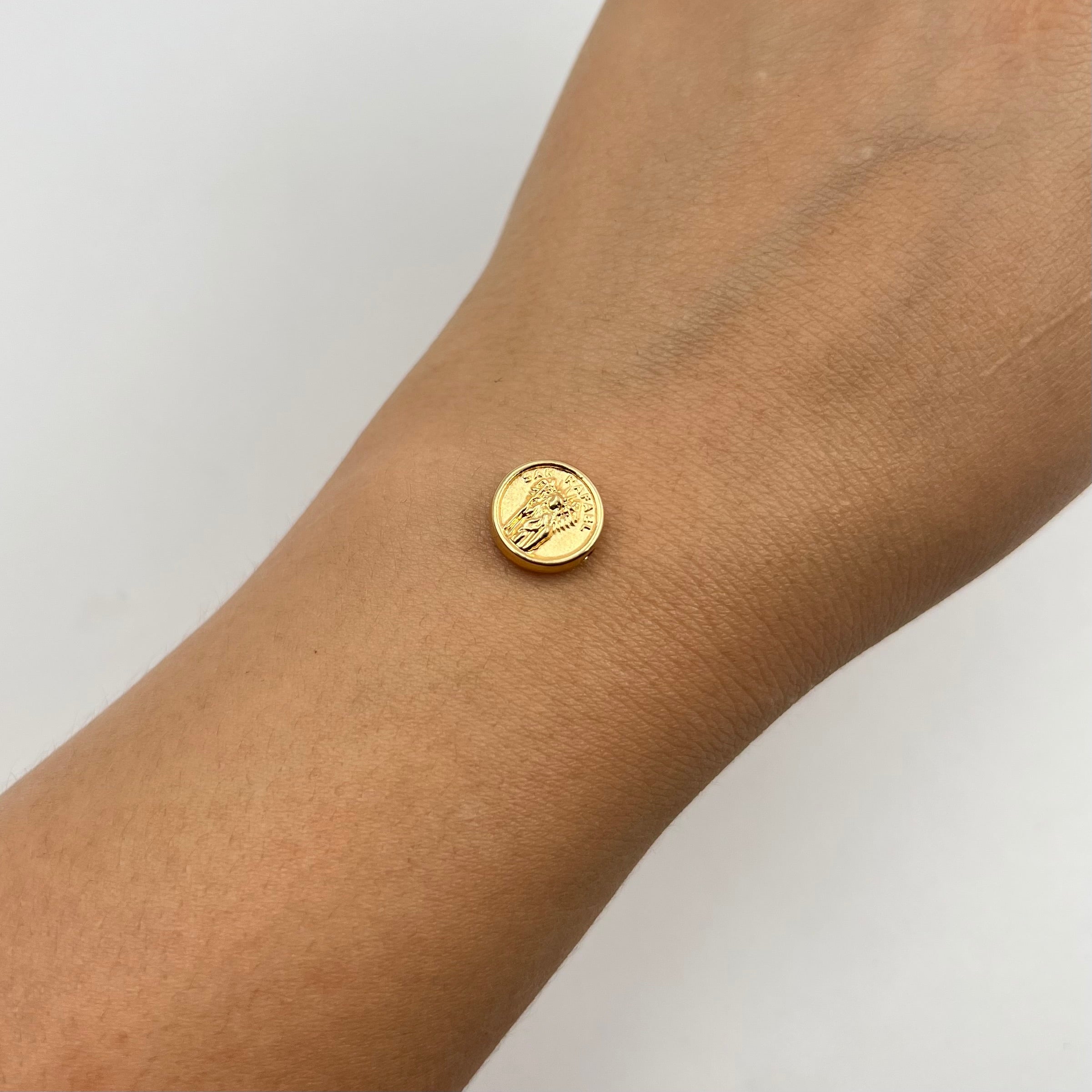HERRAJE SAN RAFAEL  ORO AMARILLO 18K 0,66 GR / 1 CM