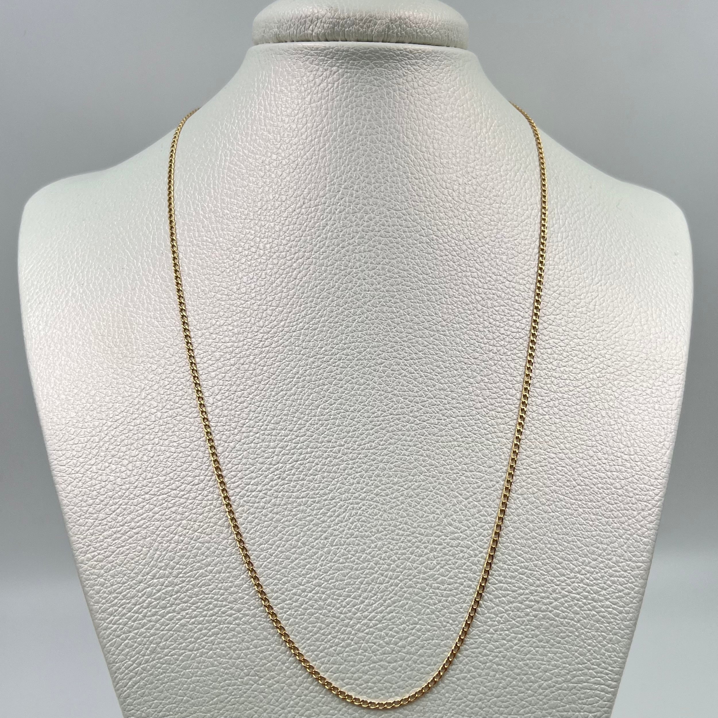 CADENA ITALY CUBANA ORO AMARILLO 18K +3 / 2,06 GR / 1,8 MM / 46 CM