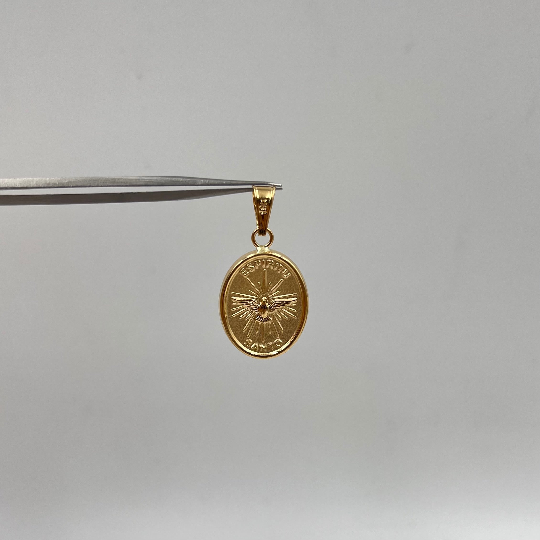 DIJE ESPIRUTO  SANTO ORO AMARILLO 18K 1,75 GR / 16 MM / 2,4 CM