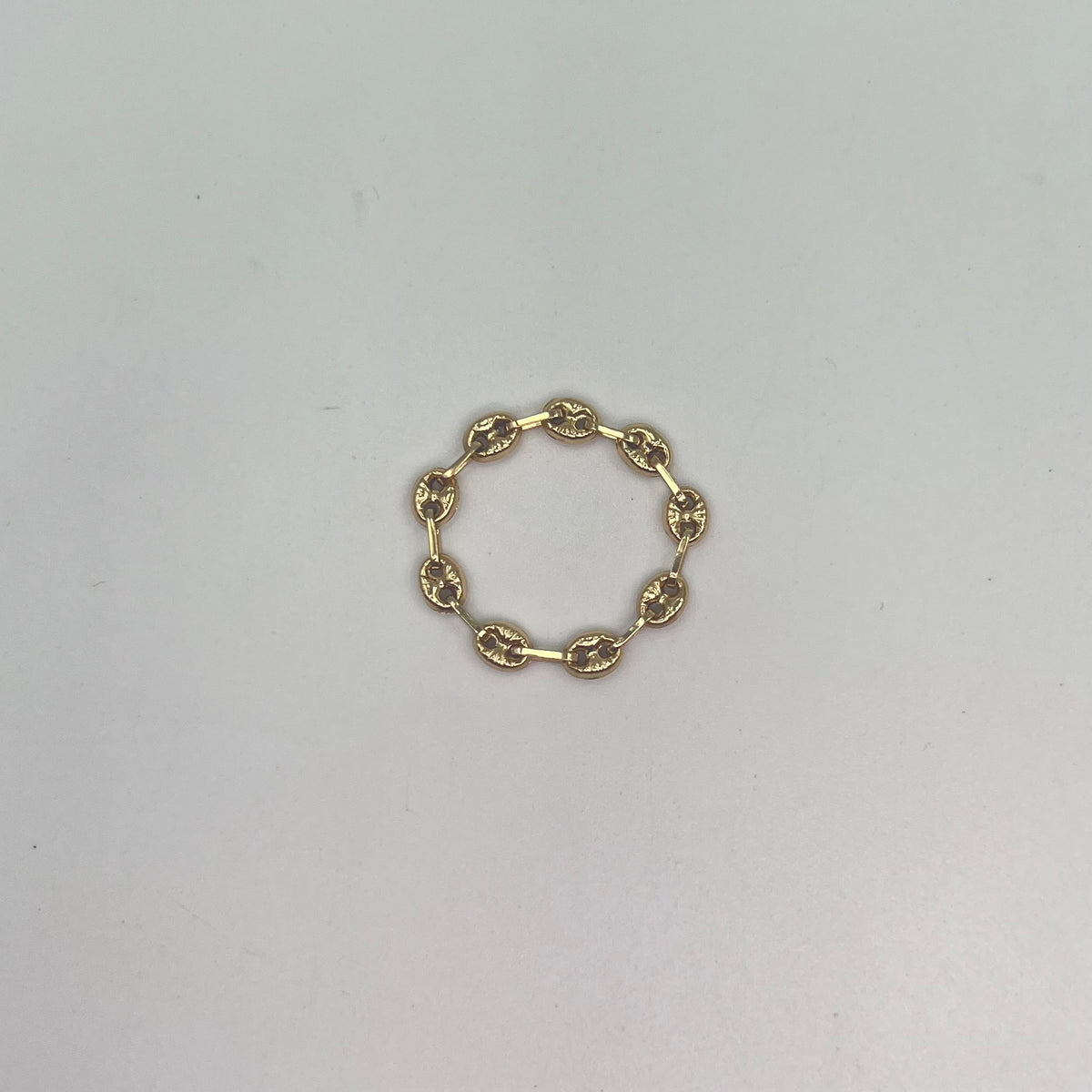 ANILLO BABY GC DIAMANTADO ORO AMARILLO 18K / TALLA 8 / 0,67 GR / 3 MM