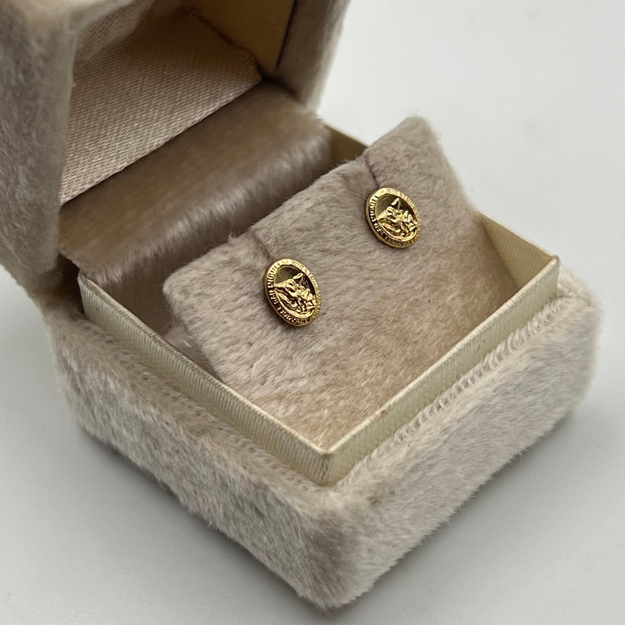 TOPOS SAN MIGUEL ARCANGEL  ORO AMARILLO 18K 0,52 GR / 7 MM