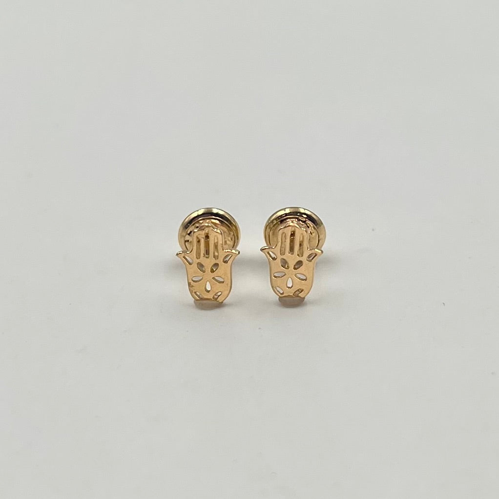 TOPOS MANO HAMSA  ORO AMARILLO 18K 5 GR / 0,75 MM