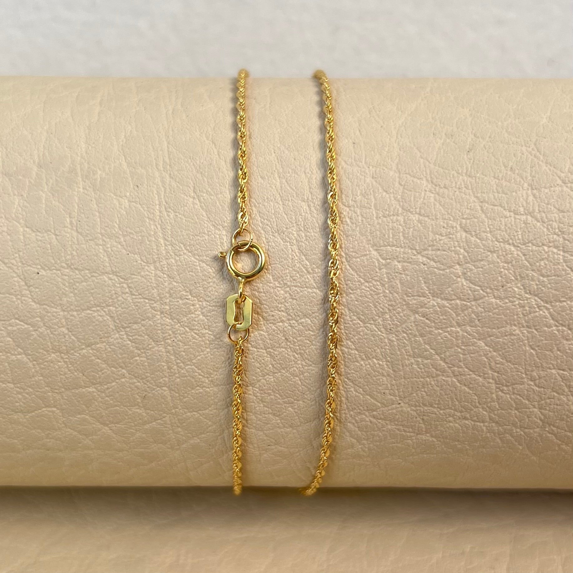 CADENA ITALY LAZO ORO AMARILLO 18K +3 / 0,87 GR / 1,2 MM / 45 CM
