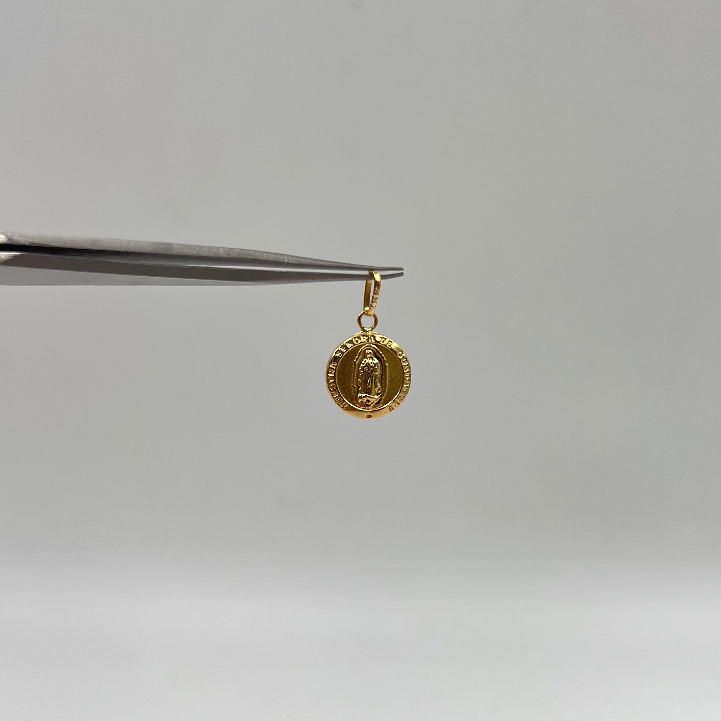 DIJE VIRGEN GUADALUPE ORO AMARILLO 18K 0,60 GR / 11,7 MM / 1,4 CM