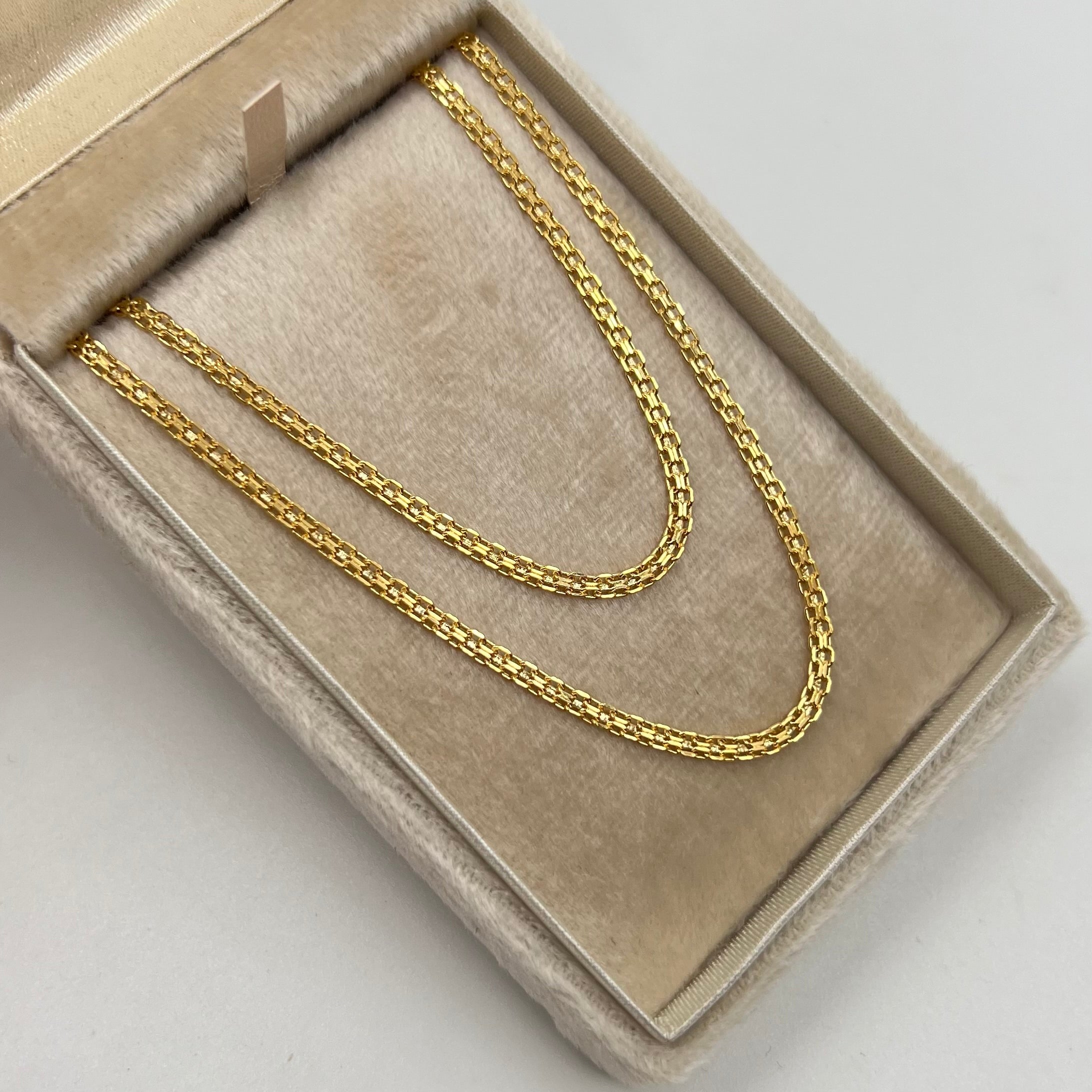 CADENA ITALY CHINA  ORO AMARILLO 18K +3 / 5,63 GR / 2,2 MM / 45 CM