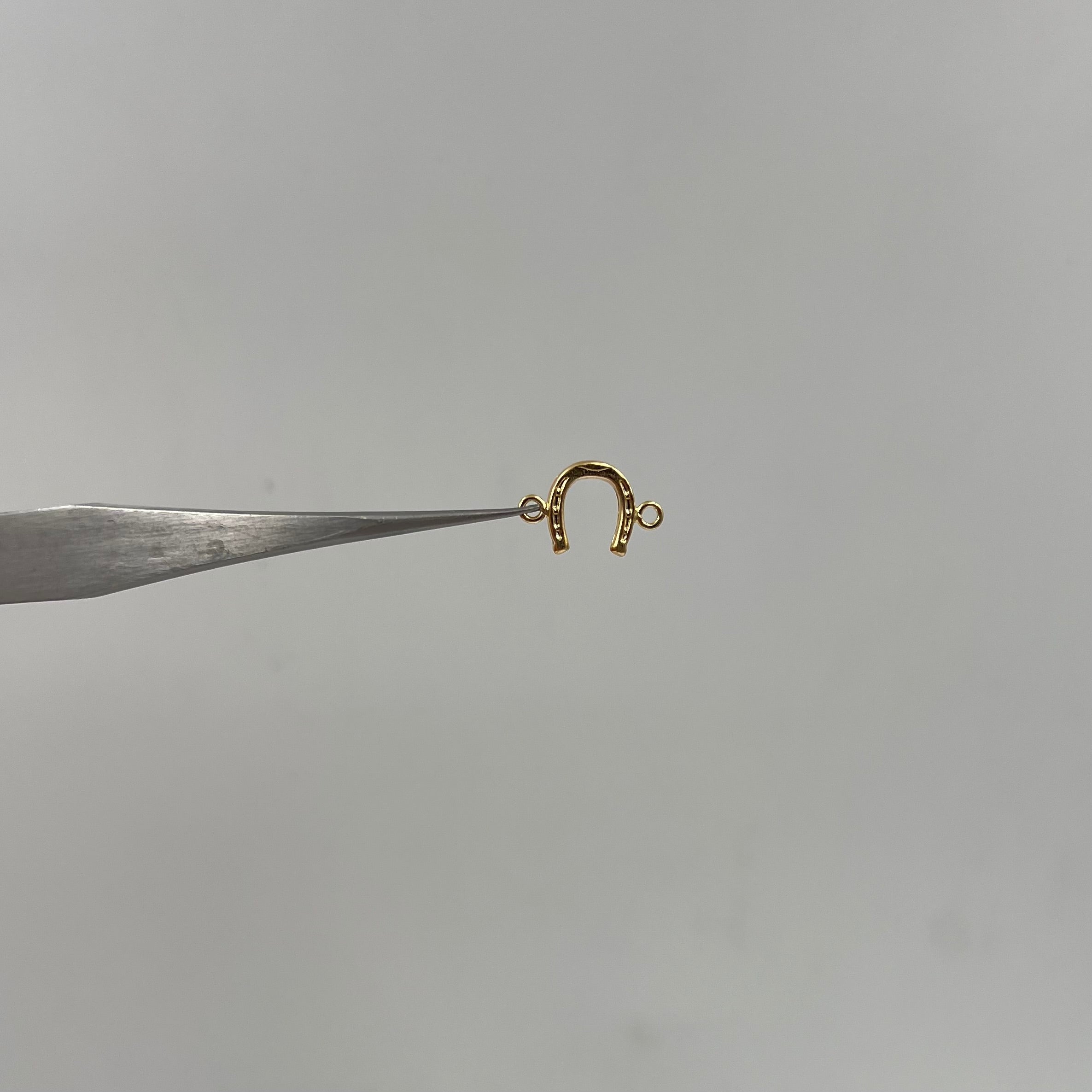 HERRAJE HERRADURA  ORO AMARILLO 18K 0,47 GR / 1,5 CM