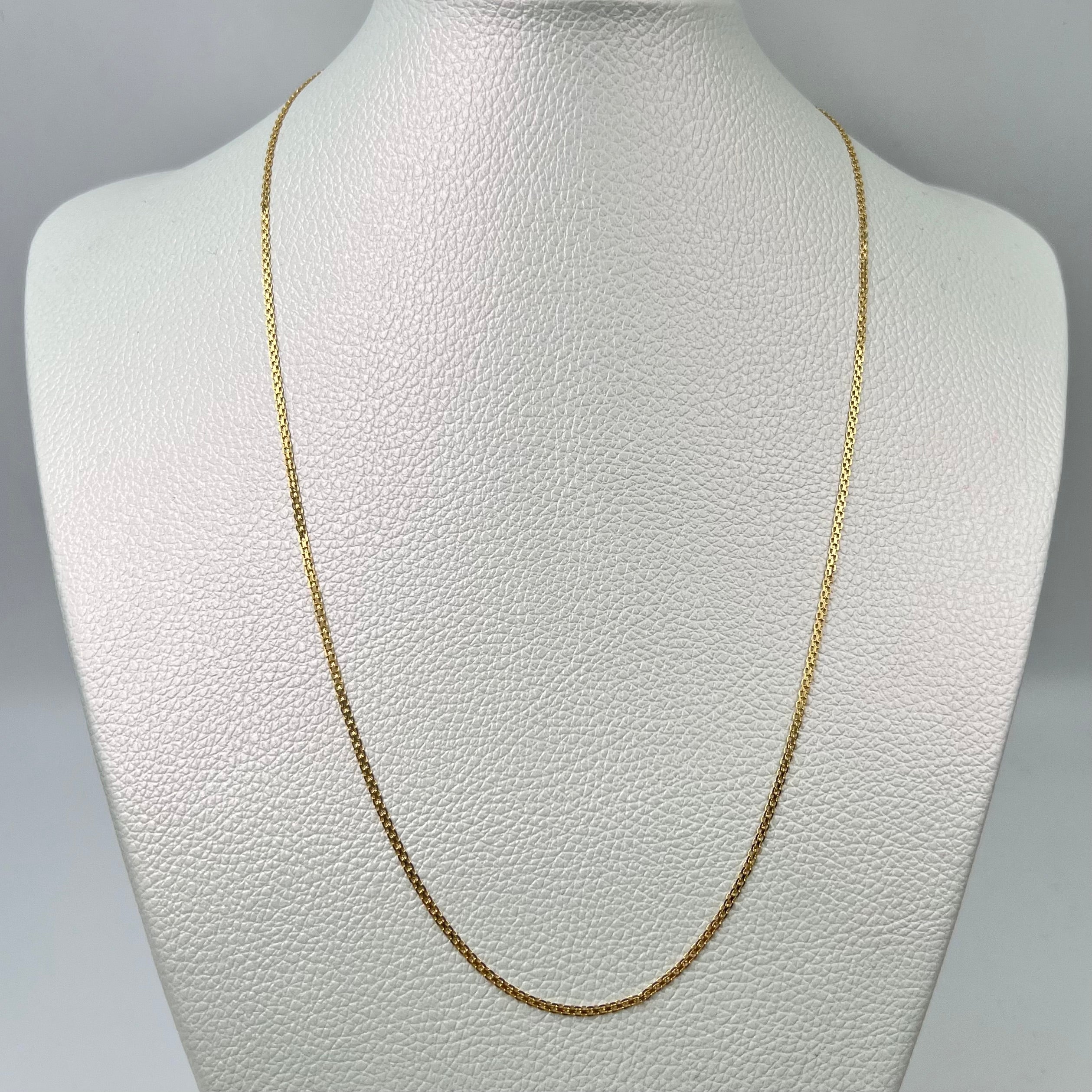 CADENA ITALY CHINA ORO AMARILLO 18K +3 / 2,55 GR / 1,55 MM / 50 CM