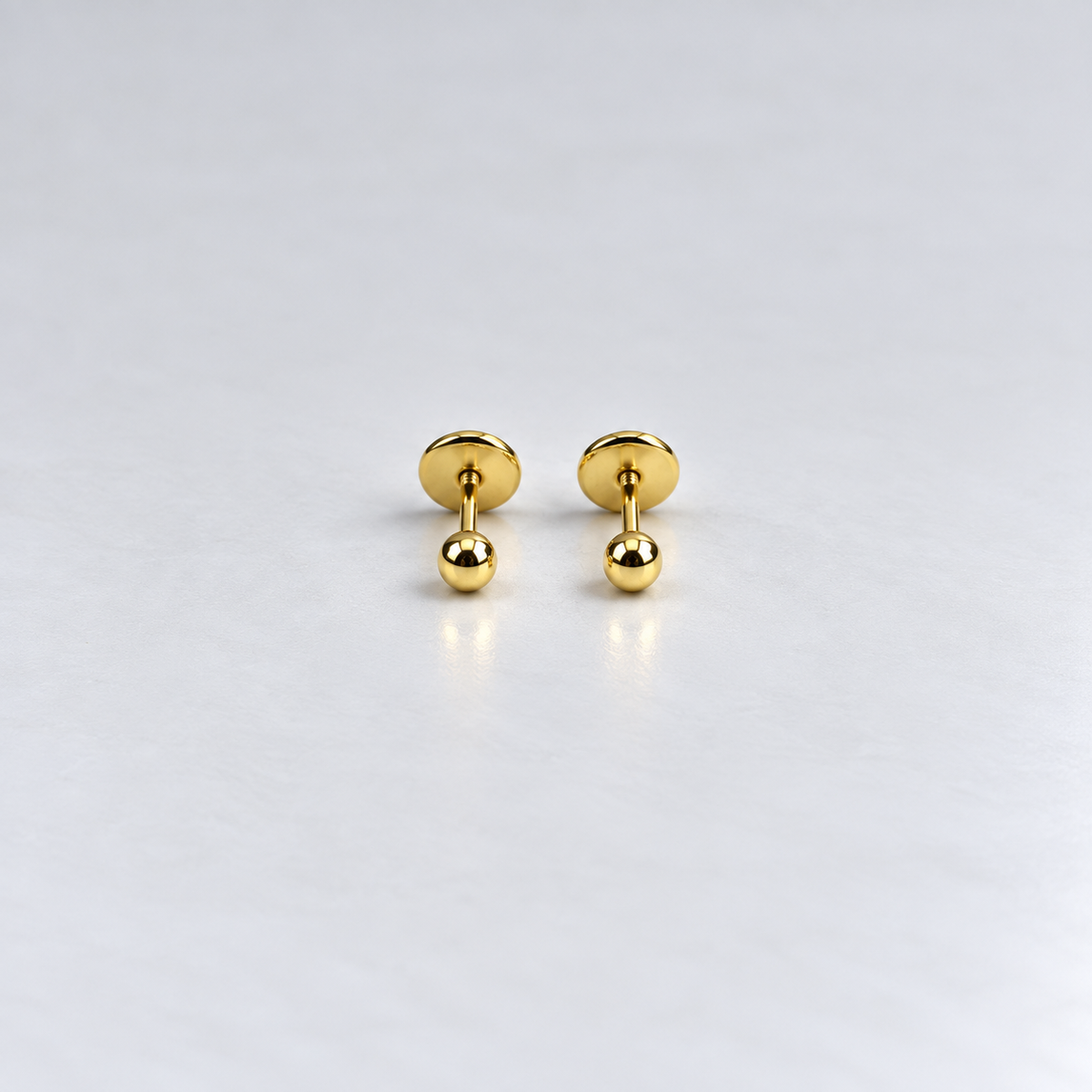 TOPOS BOLA LISA ORO AMARILLO 18K 0,74 GR / 4 MM