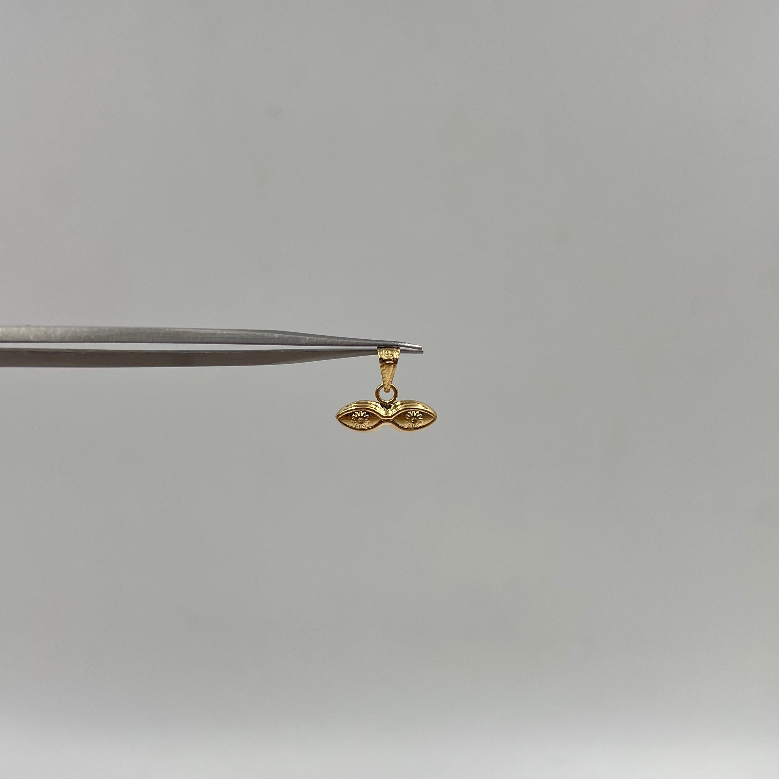 DIJE OJO SANTA LUCIA ORO AMARILLO 18K 0,38 GR / 12,37 MM / 0,6 CM