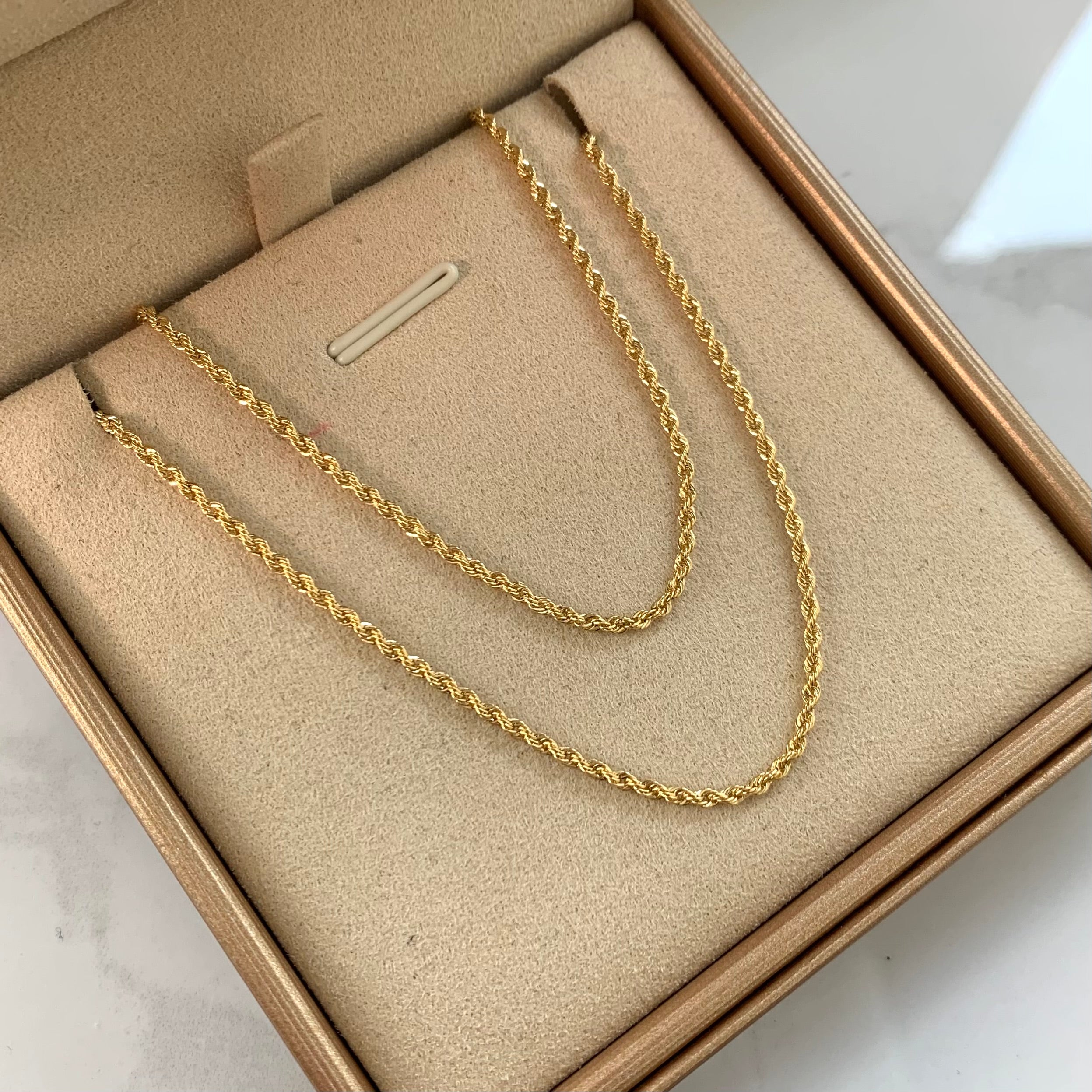 CADENA ITALY LAZO  ORO AMARILLO 18K +3 / 1,35 GR / 1,6 MM / 45 CM