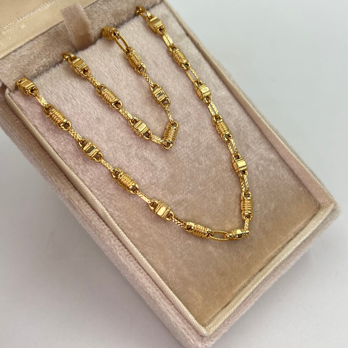 CADENA RUSTICA REAZA ITALY ORO AMARILLO 18K +1 / 10 GR / 3 MM / 60 CM