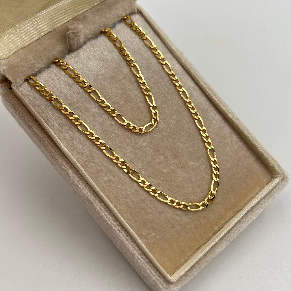 CADENA ITALY FIGARO  ORO AMARILLO 18K 4,92 GR / 2,9 MM / 60 CM
