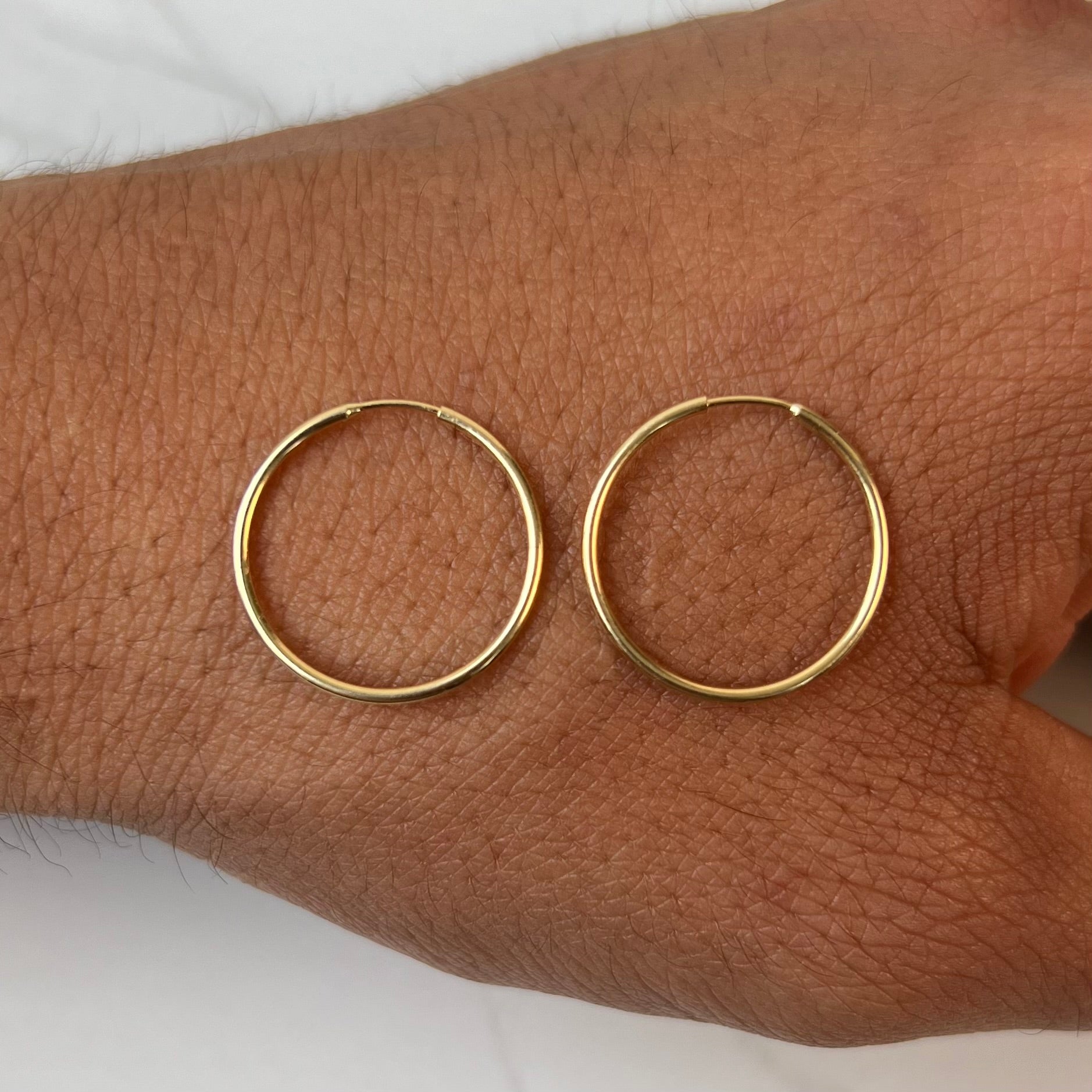 CANDONGA LISA ORO AMARILLO 18K 0,92 GR / 2 CM