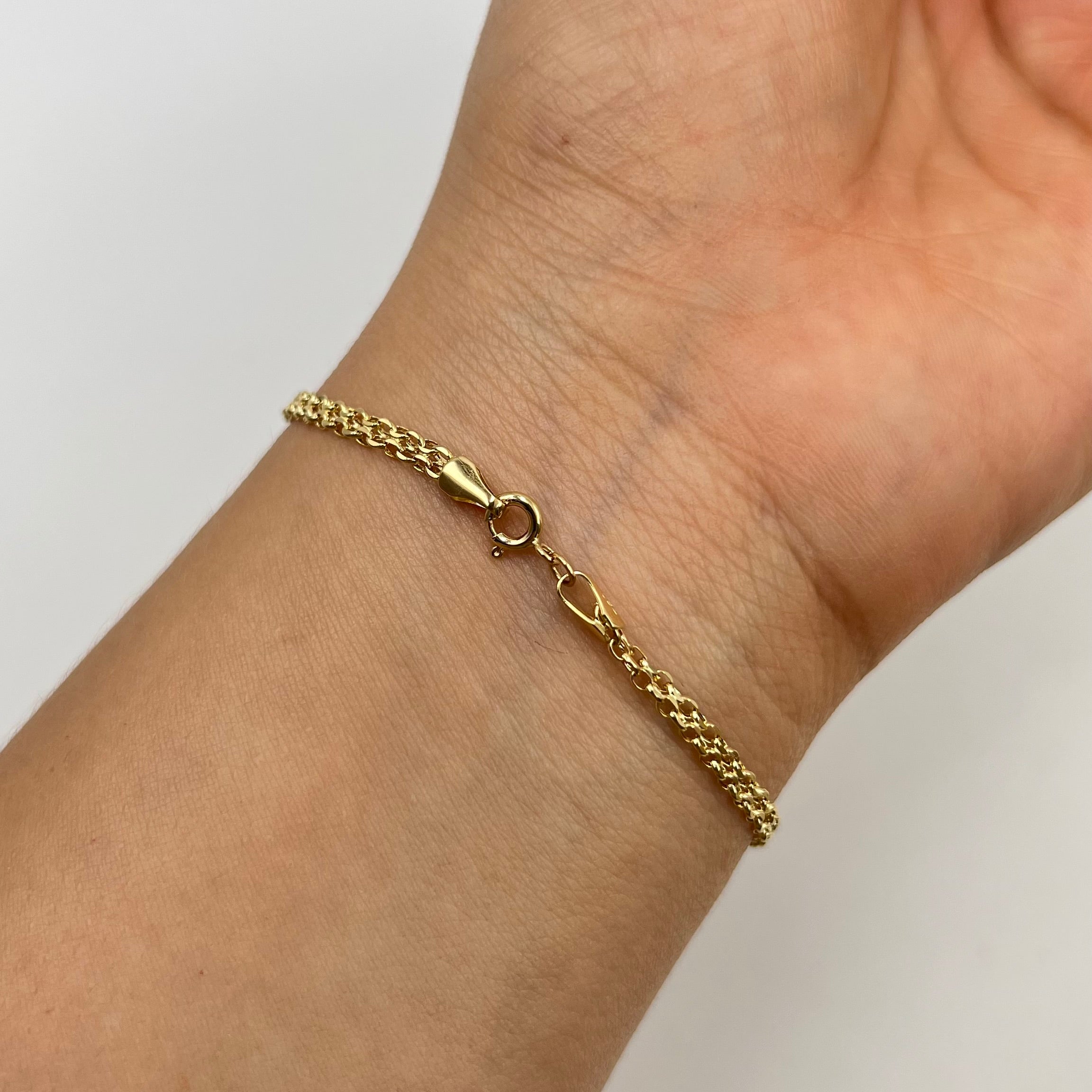 PULSO ITALY CHINO ORO AMARILLO 18K +3 / 1,48 GR / 2,8 MM / 19 CM