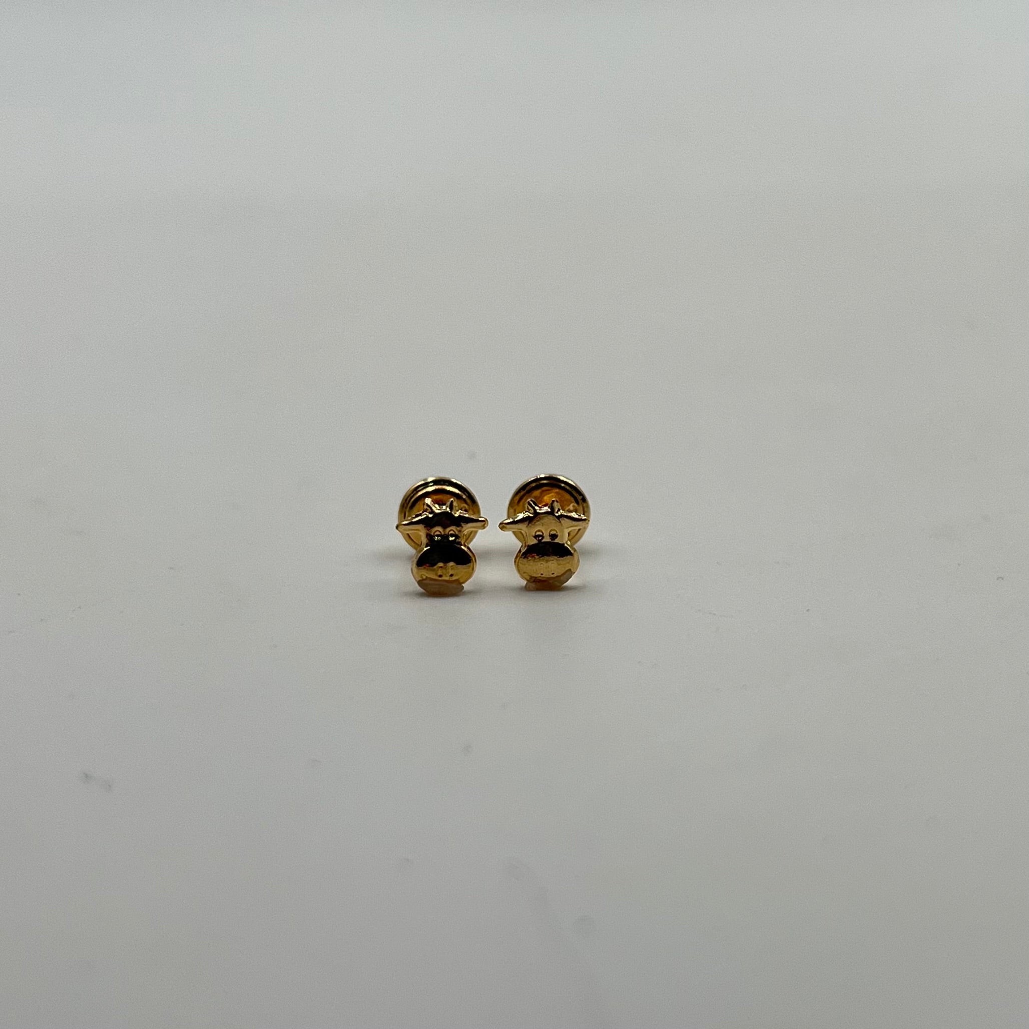 TOPOS VACA ORO AMARILLO 18K 0,53 GR / 6 MM